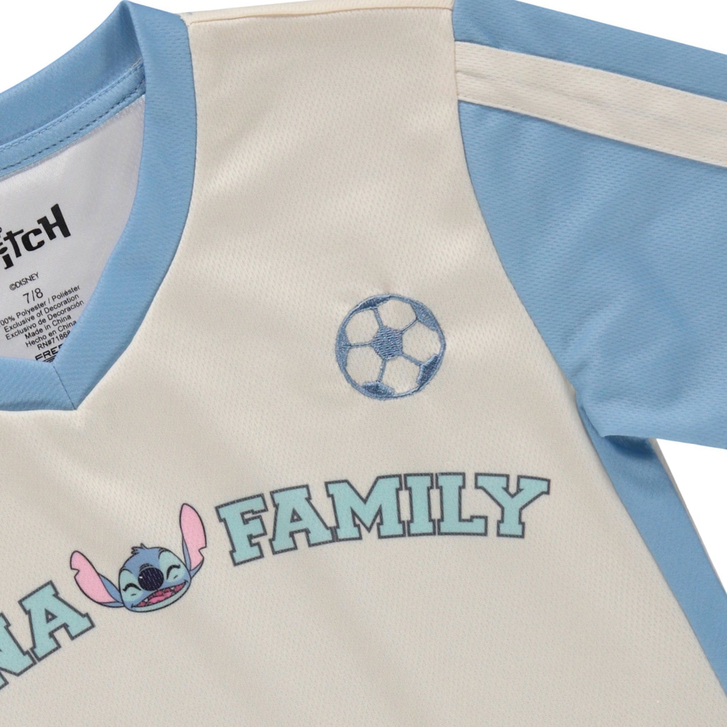 Disney Girls Lilo & Stitch Soccer Jersey T-Shirt - Girls Sizes 4-16