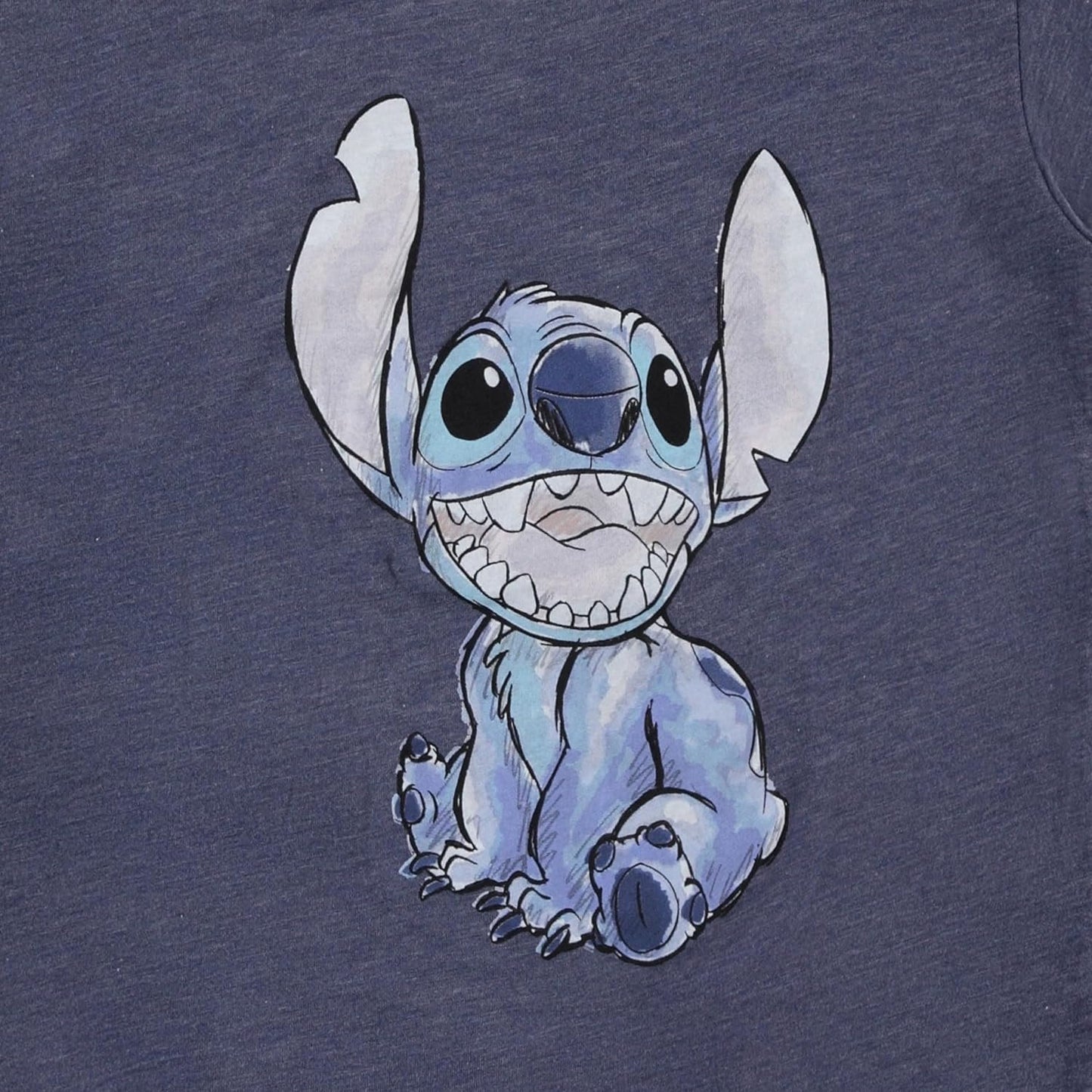 Disney Junior Lilo and Stitch Short Sleeve T-Shirt- Junior Ladies Sizes XS-3XL