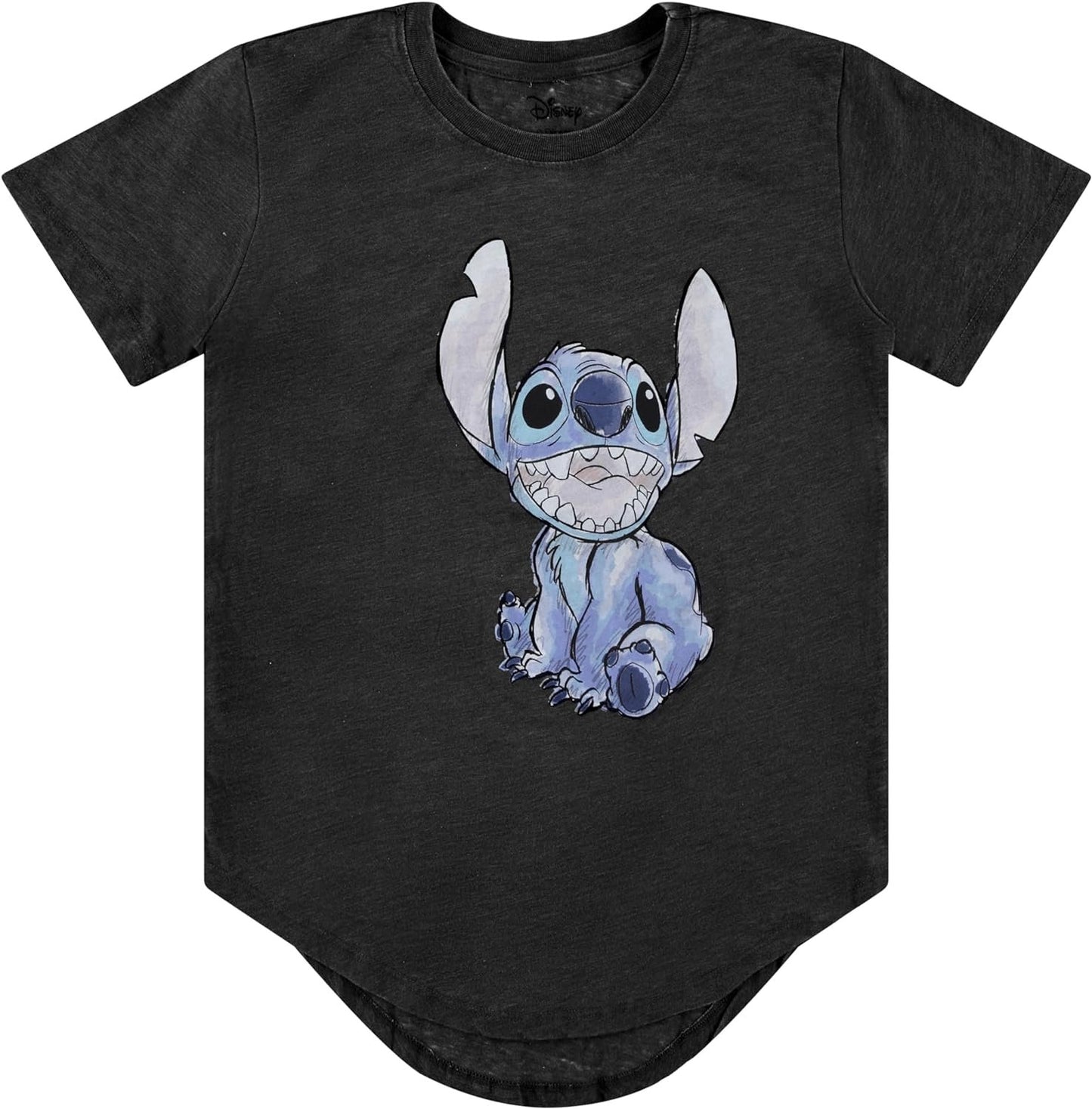 Disney Junior Lilo and Stitch Short Sleeve T-Shirt- Junior Ladies Sizes XS-3XL