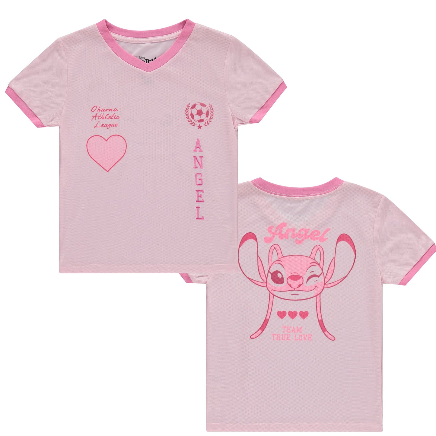 Disney Girls Lilo & Stitch Soccer Jersey T-Shirt - Girls Sizes 4-16