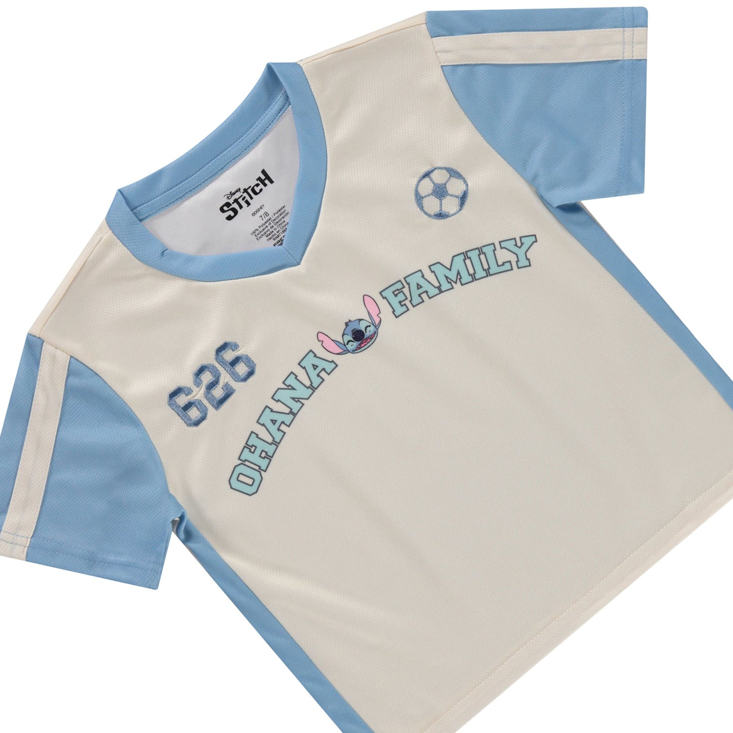 Disney Girls Lilo & Stitch Soccer Jersey T-Shirt - Girls Sizes 4-16