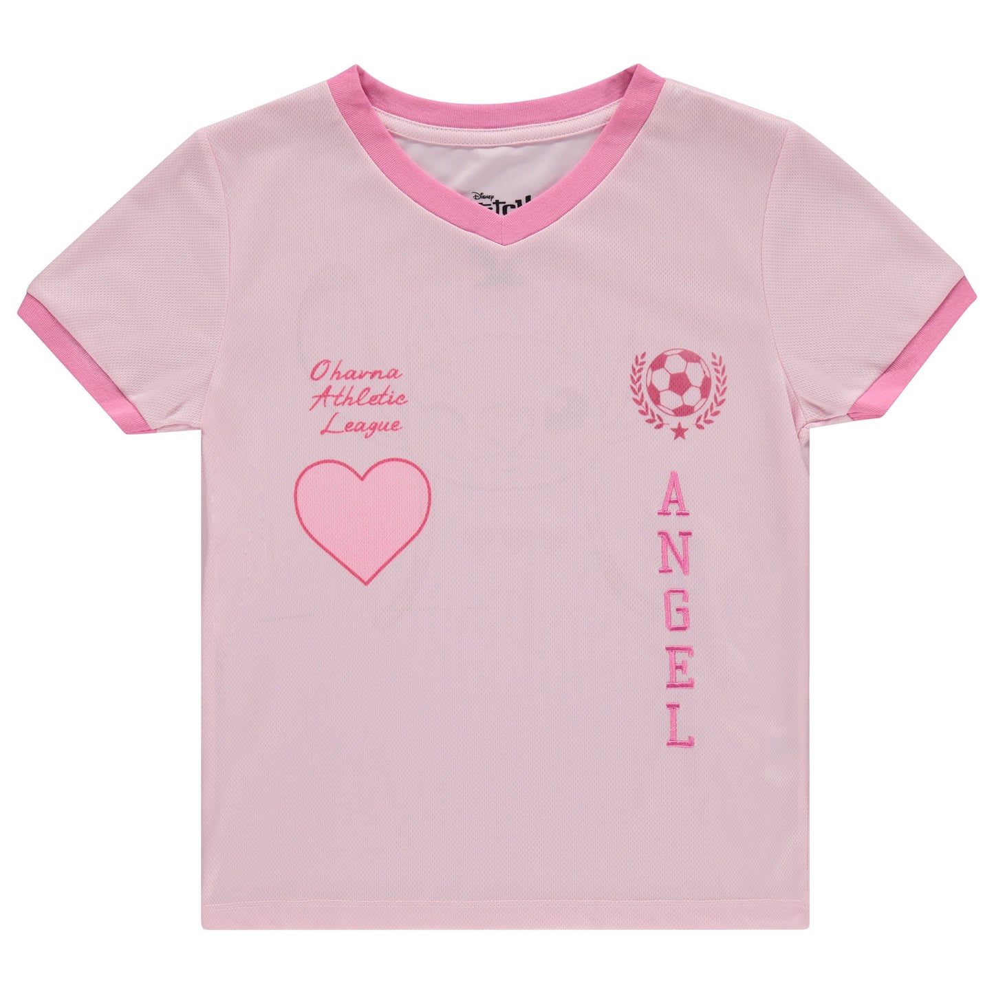 Disney Girls Lilo & Stitch Soccer Jersey T-Shirt - Girls Sizes 4-16