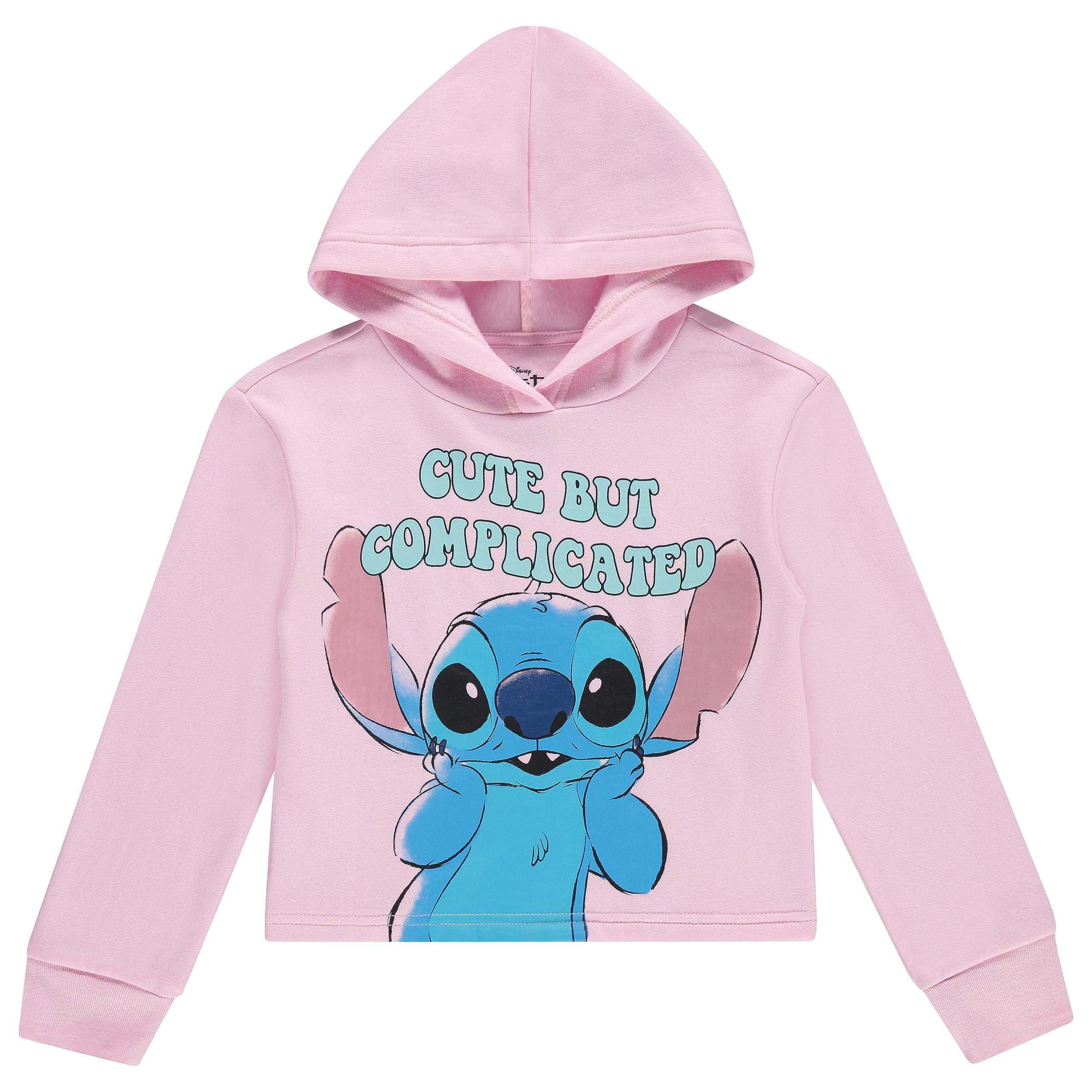 Disney Girls Lilo & Stitch Clothing Set - Stitch Sweatshirt Hoodie and Jogger - 2-Piece Outfit Set - Sizes 4-16