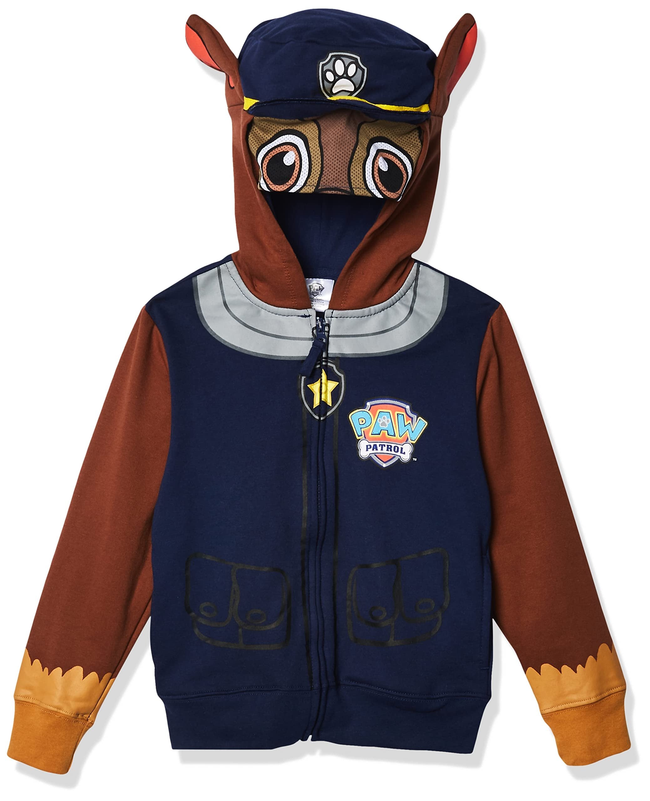 Nickelodeon Little Boys' Chase Costume Zip-up Hoodie