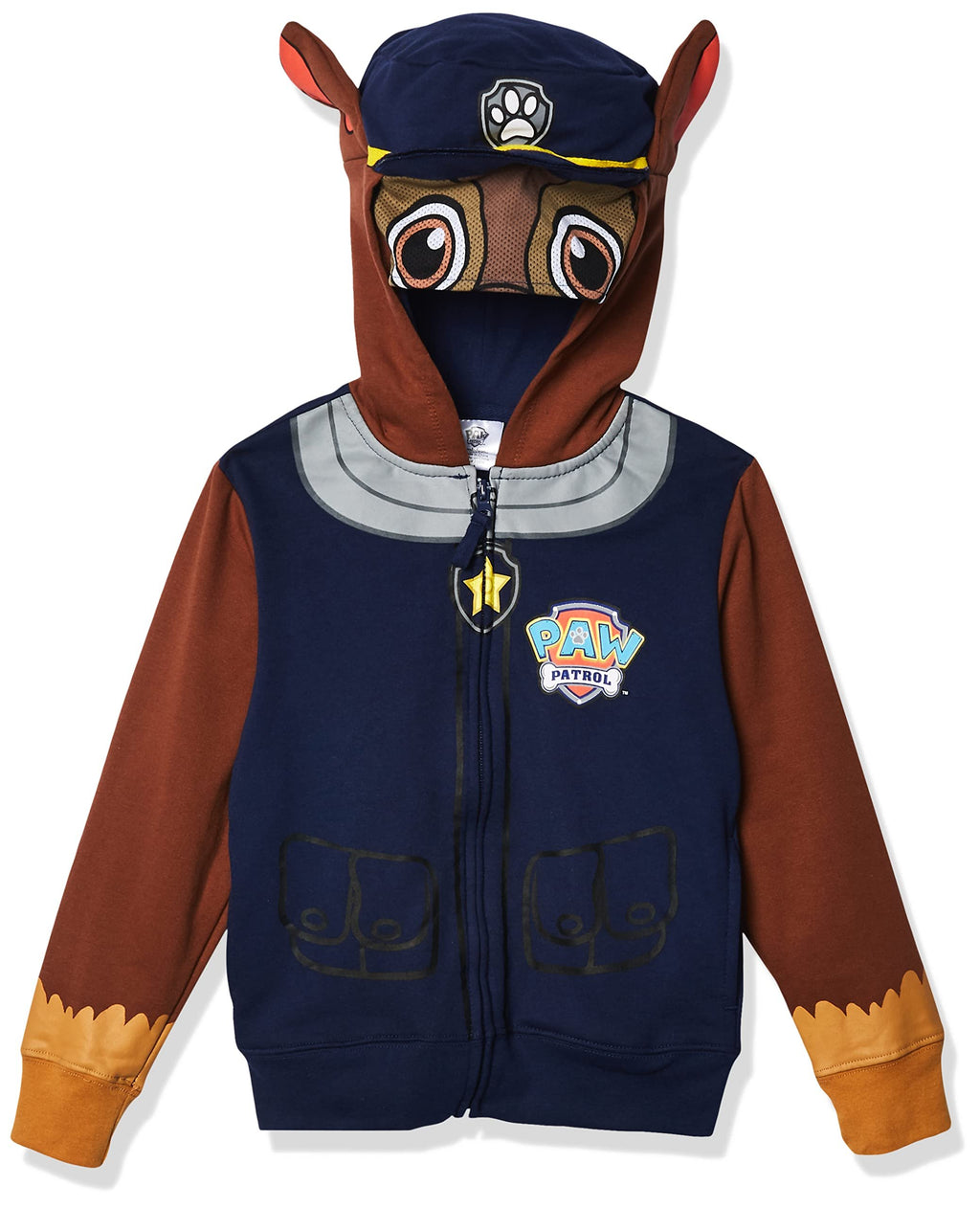 Nickelodeon Little Boys' Chase Costume Zip-up Hoodie