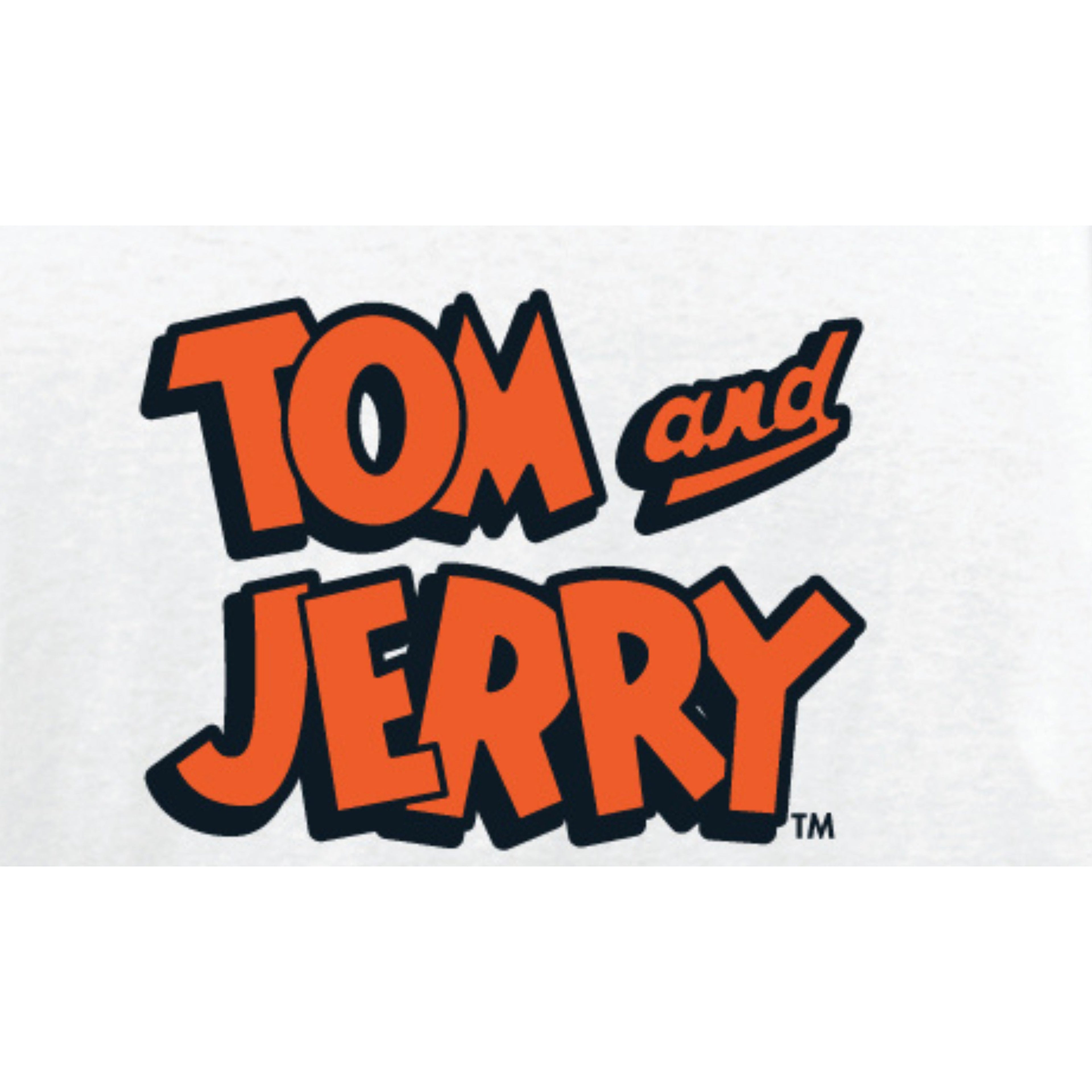 Tom and Jerry Men's Short Sleeve Crewneck T-Shirt, Unisex Adult Sizes