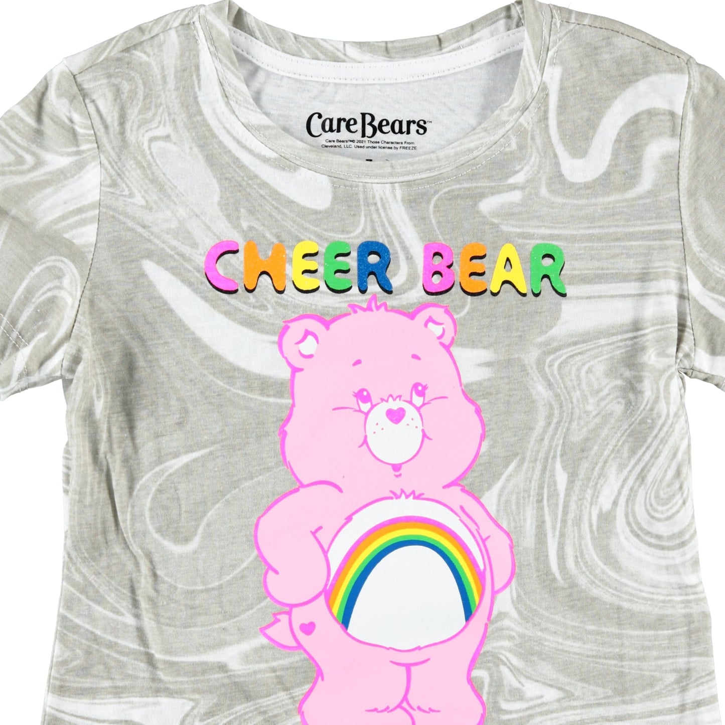 Girls Care Bears Short Sleeve T-Shirt- Sizes 4-16