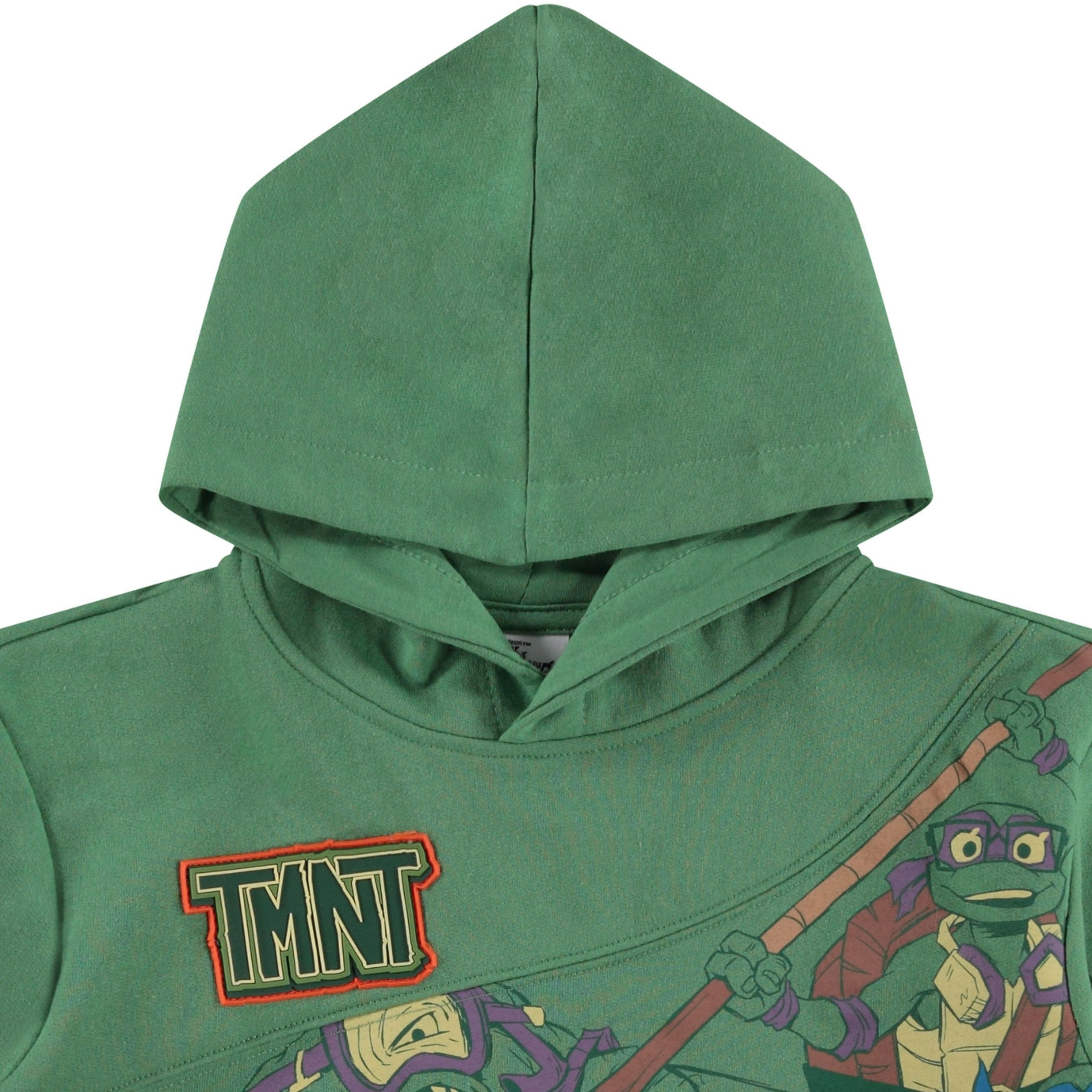 Teenage Mutant Ninja Turtles Boys Hoodie- Leonardo, Michelangelo, Donatello and Raphael Sizes 4-7