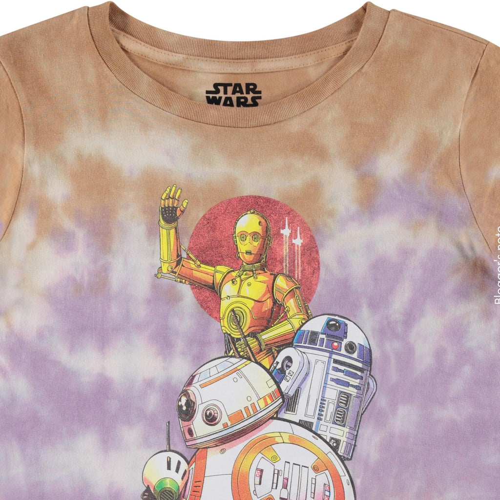 Star Wars Girls' T-Shirt (Large-12/14, Star Wars Logo)
