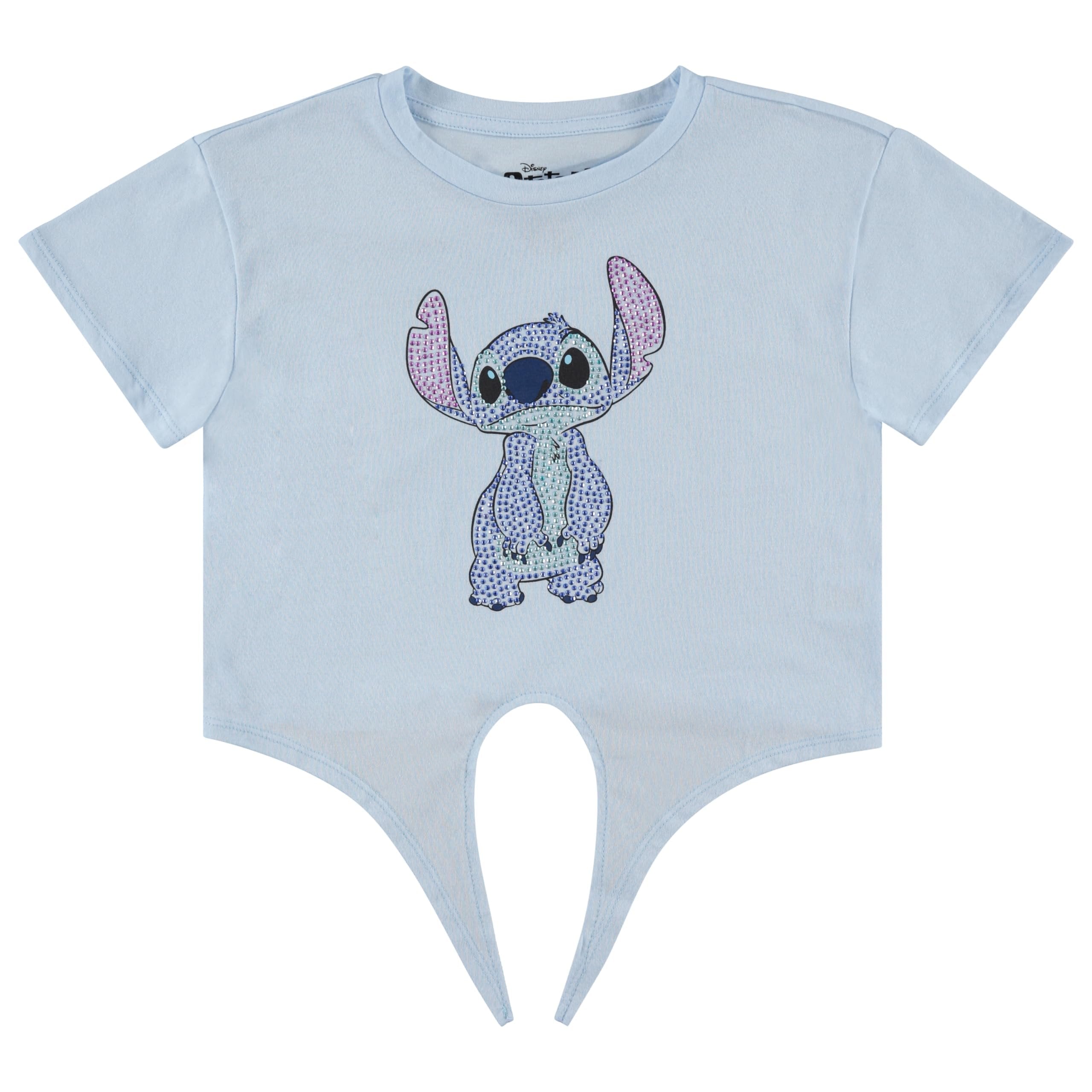 Disney Lilo and Stitch Girls Short Sleeve T-Shirt- Stitch Girls Tee Sizes 4-16