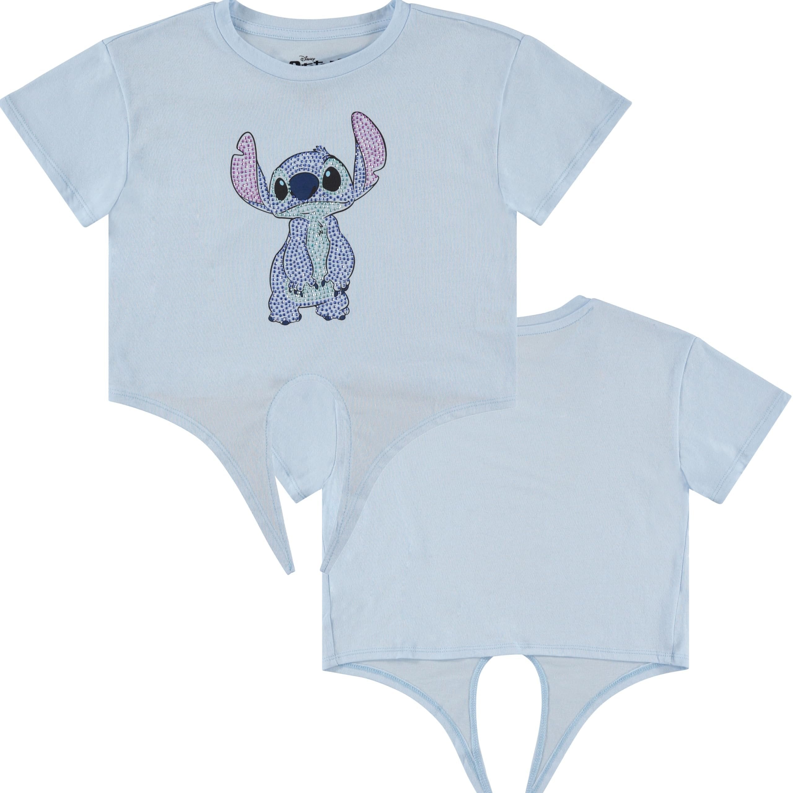 Disney Lilo and Stitch Girls Short Sleeve T-Shirt- Stitch Girls Tee Sizes 4-16