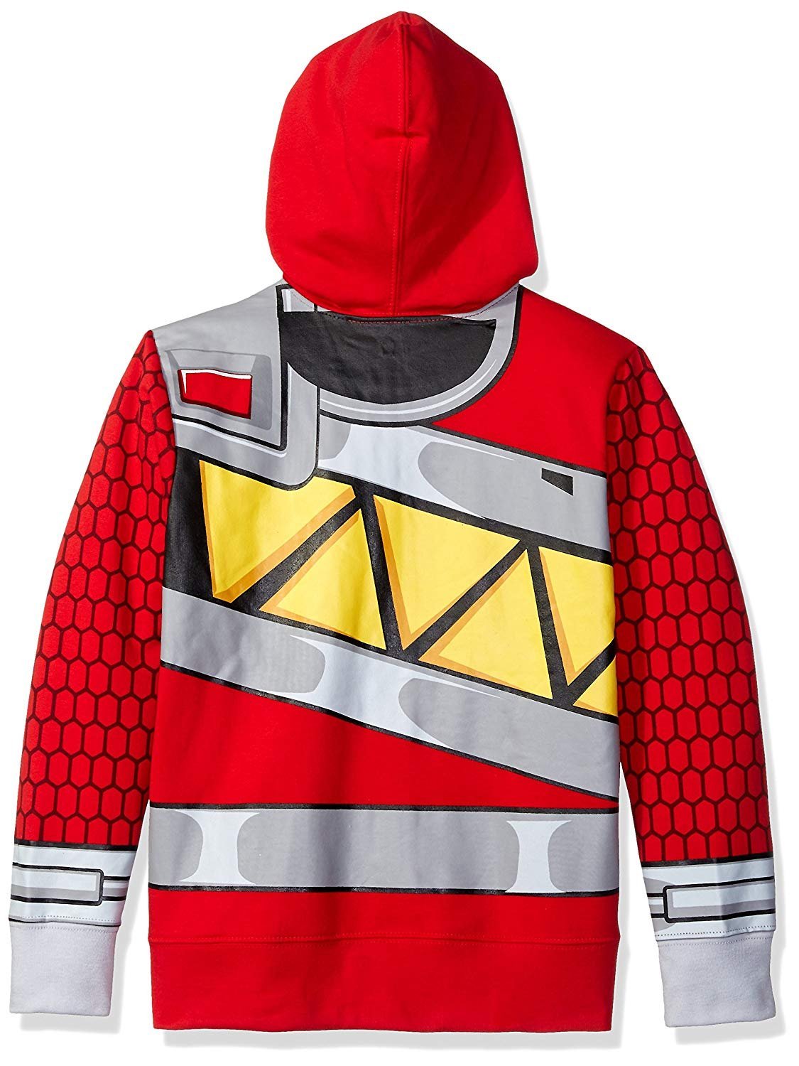 Power Rangers Little Red Ranger Costume Hoodie-Boys Sizes 4-7-Saban