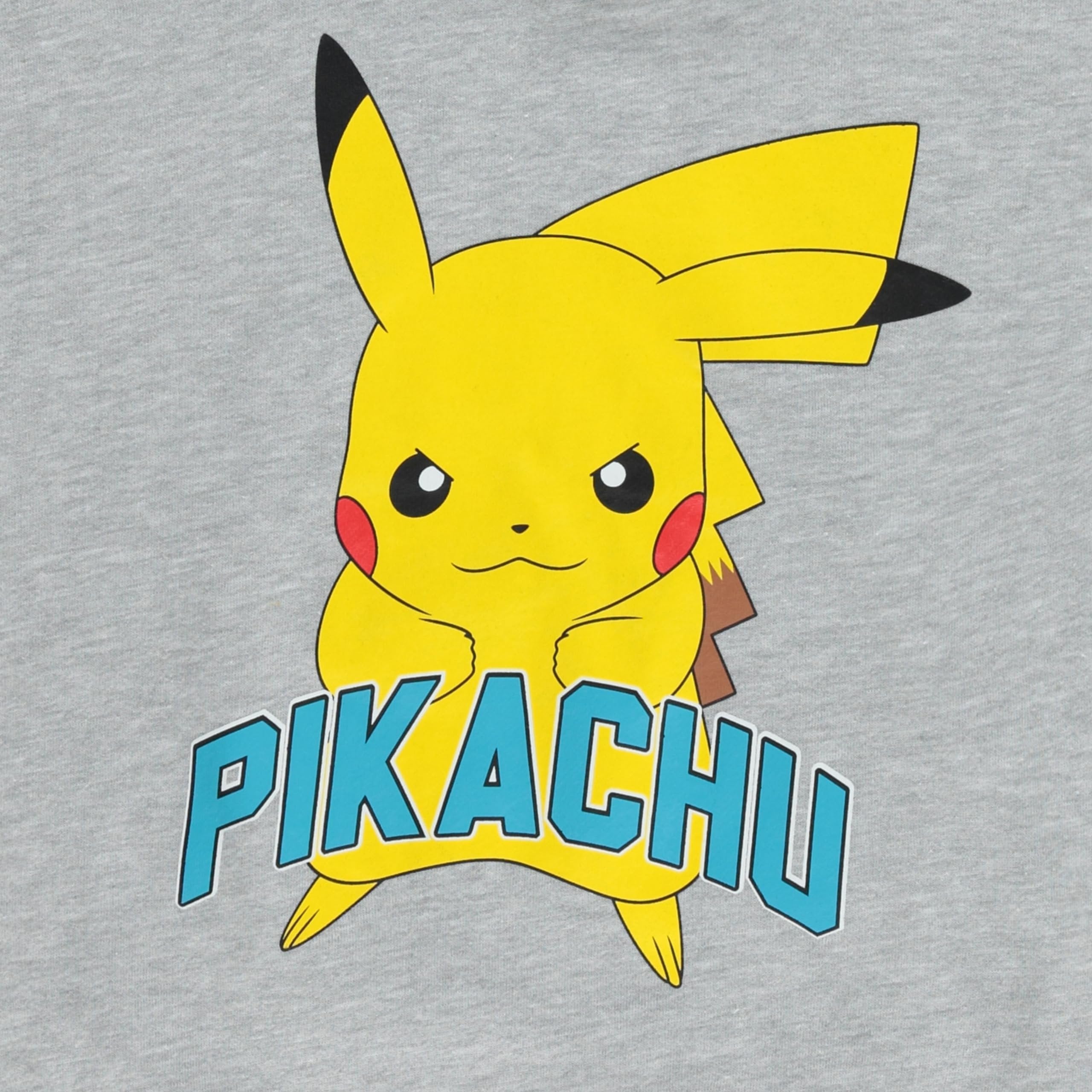 Pokemon Boys Pikachu Fleece Hooded Muscle Tank and Sweat Shorts Set 4-20