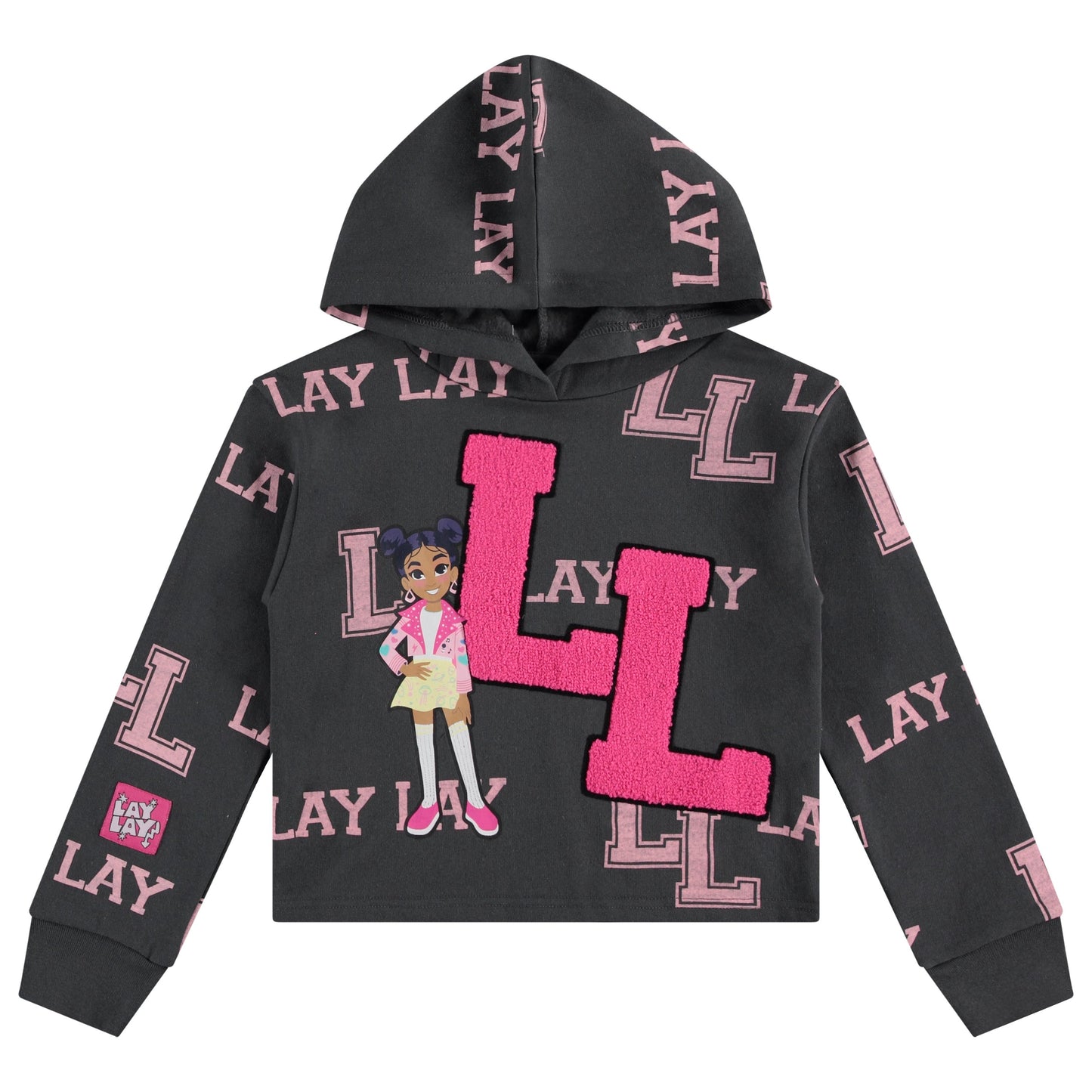 Nickelodeon Girls That Girl Lay Lay Pullover Hoodie and Jogger Sweatpants Clothing Set - Little and Big Girl Sizes 4-16