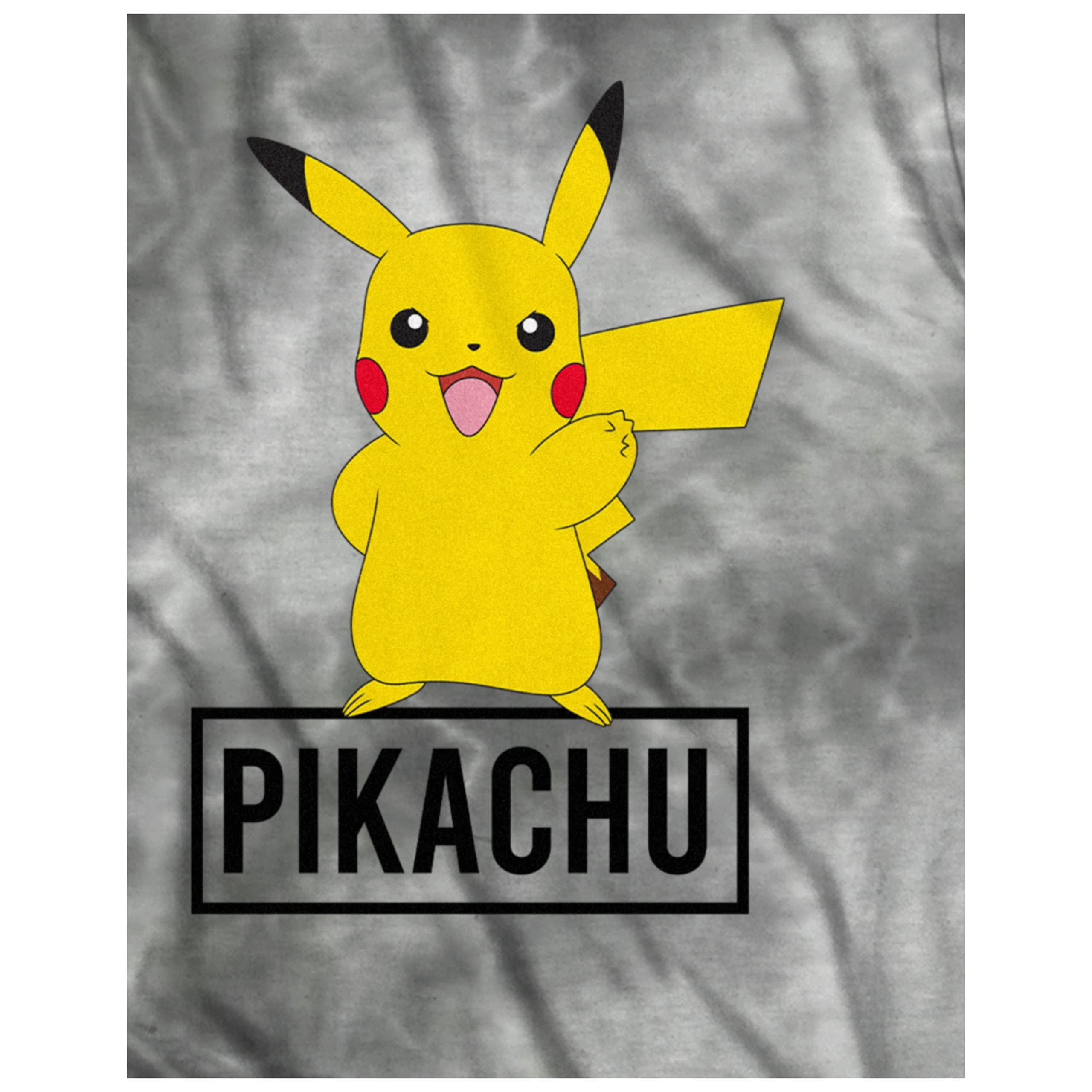 Pokemon Pikachu Big Boys Short Sleeve T-Shirt - Pikachu Lightning Energy Bounce