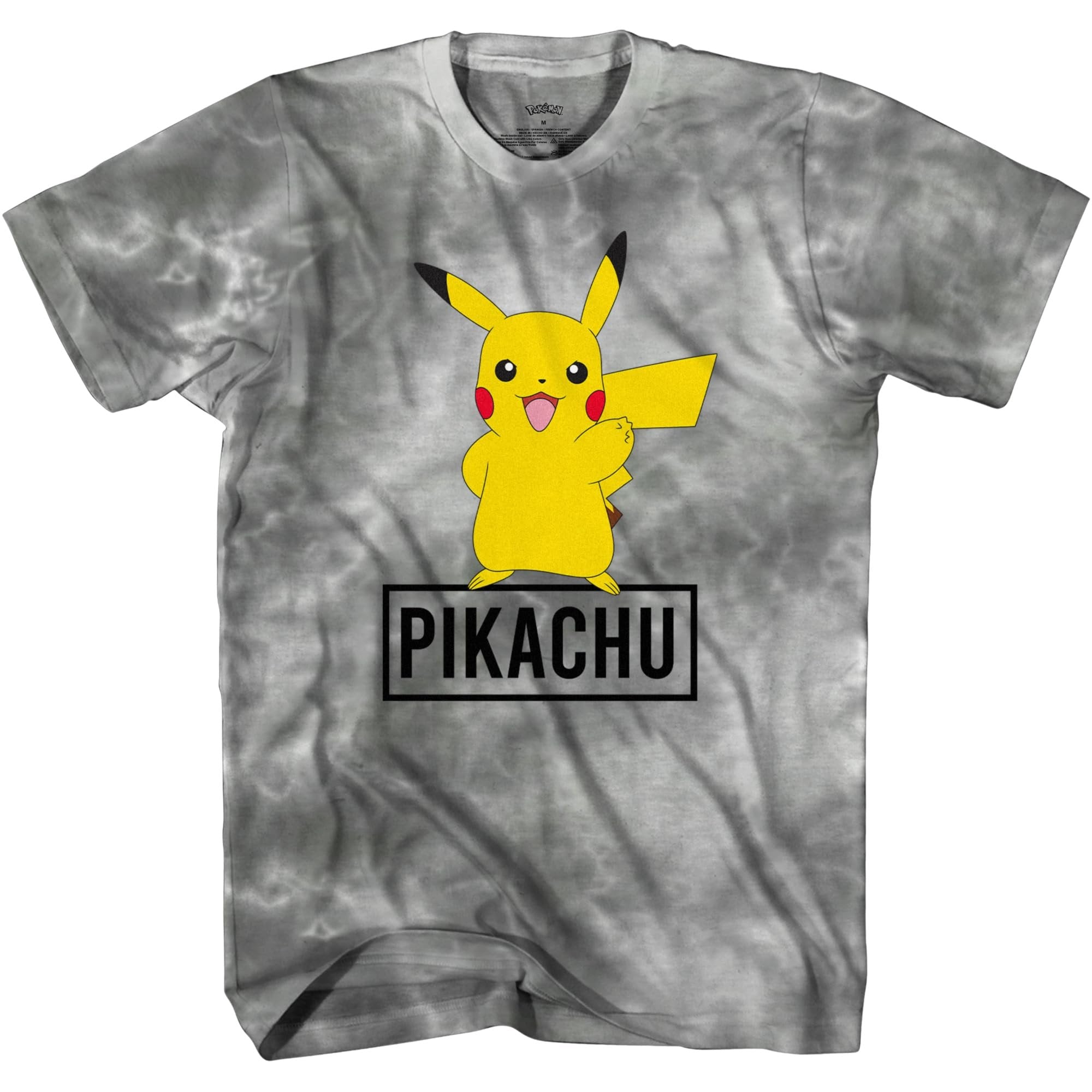 Pokemon Pikachu Big Boys Short Sleeve T-Shirt - Pikachu Lightning Energy Bounce