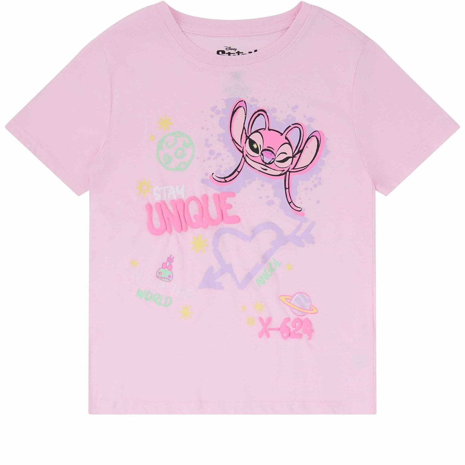 Disney Lilo & Stitch Girls Shirt & Pants Outfit Set, Sizes 4-16