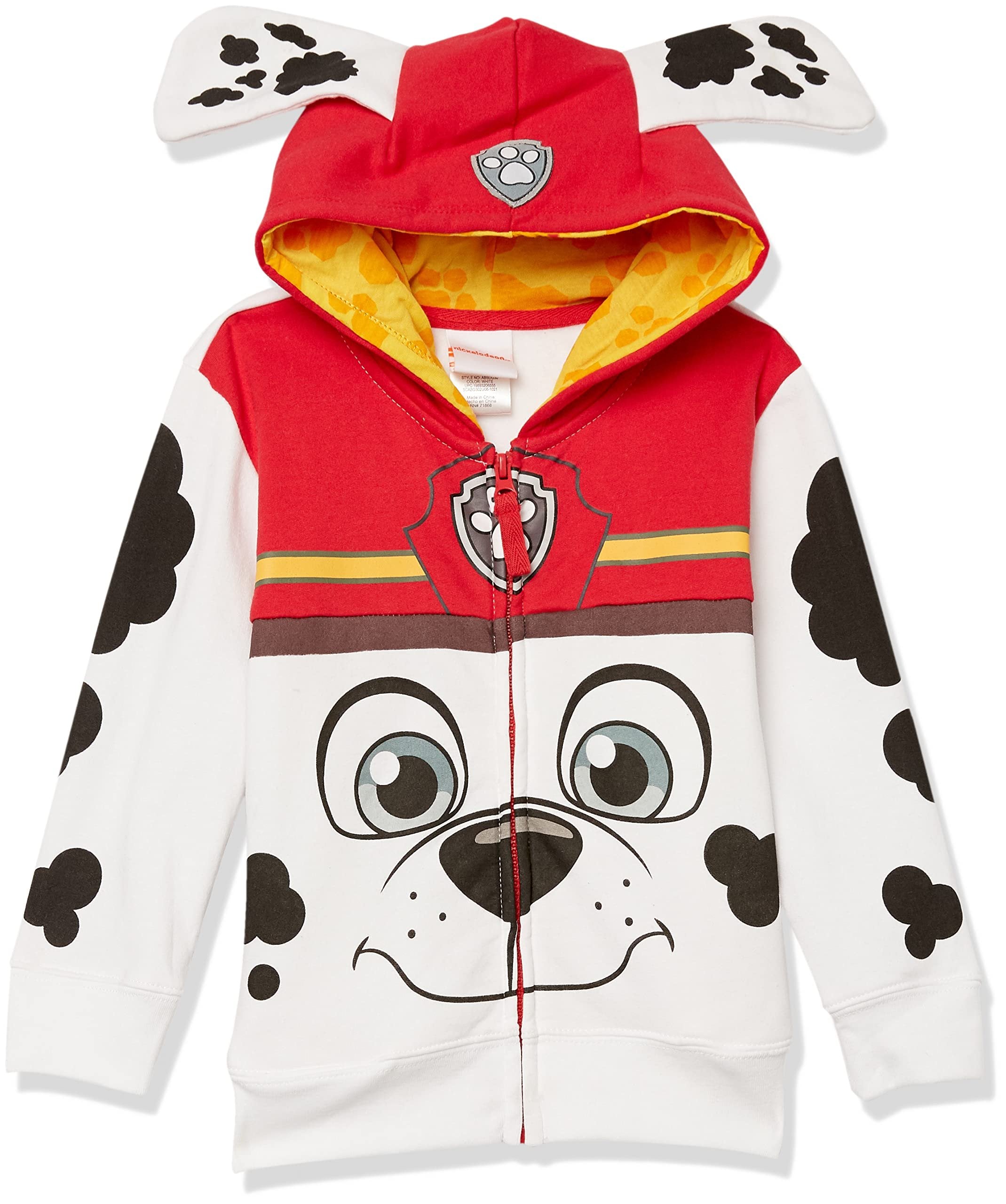 Paw Patrol Boys' Toddler Character Costume Hoodie