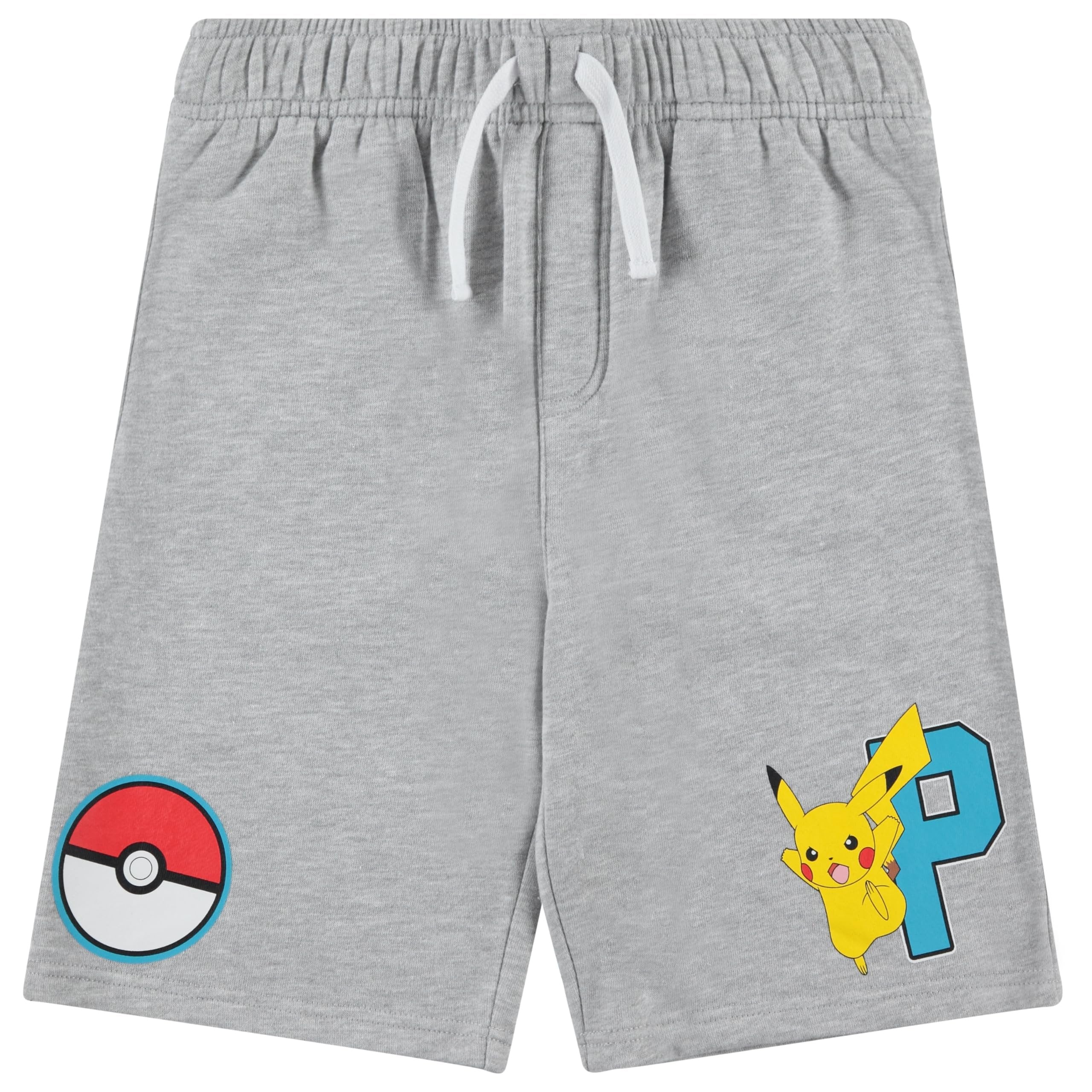 Pokemon Boys Pikachu Fleece Hooded Muscle Tank and Sweat Shorts Set 4-20