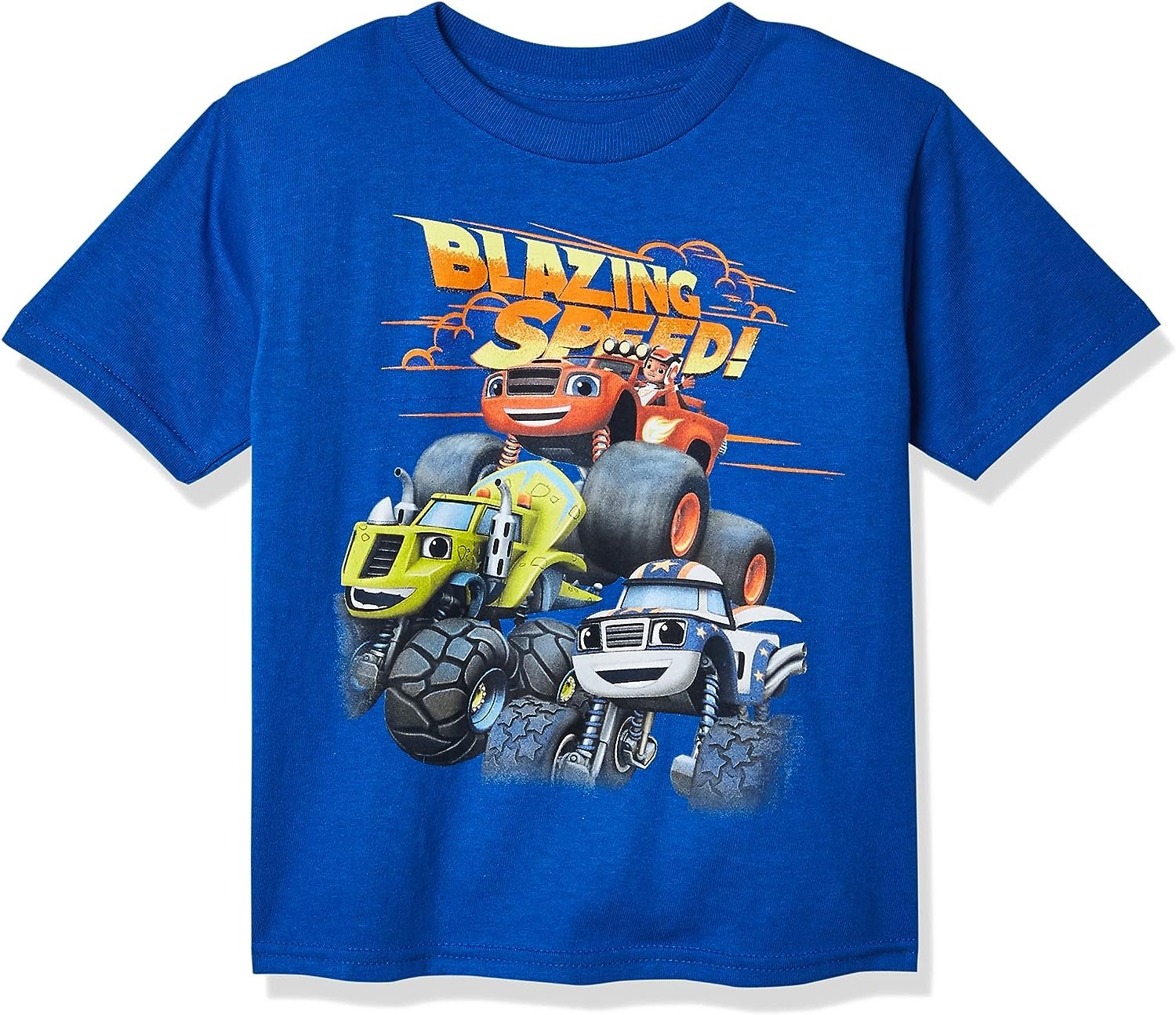 Nickelodeon Boys' Toddler Blaze & Group Short Sleeve Tee