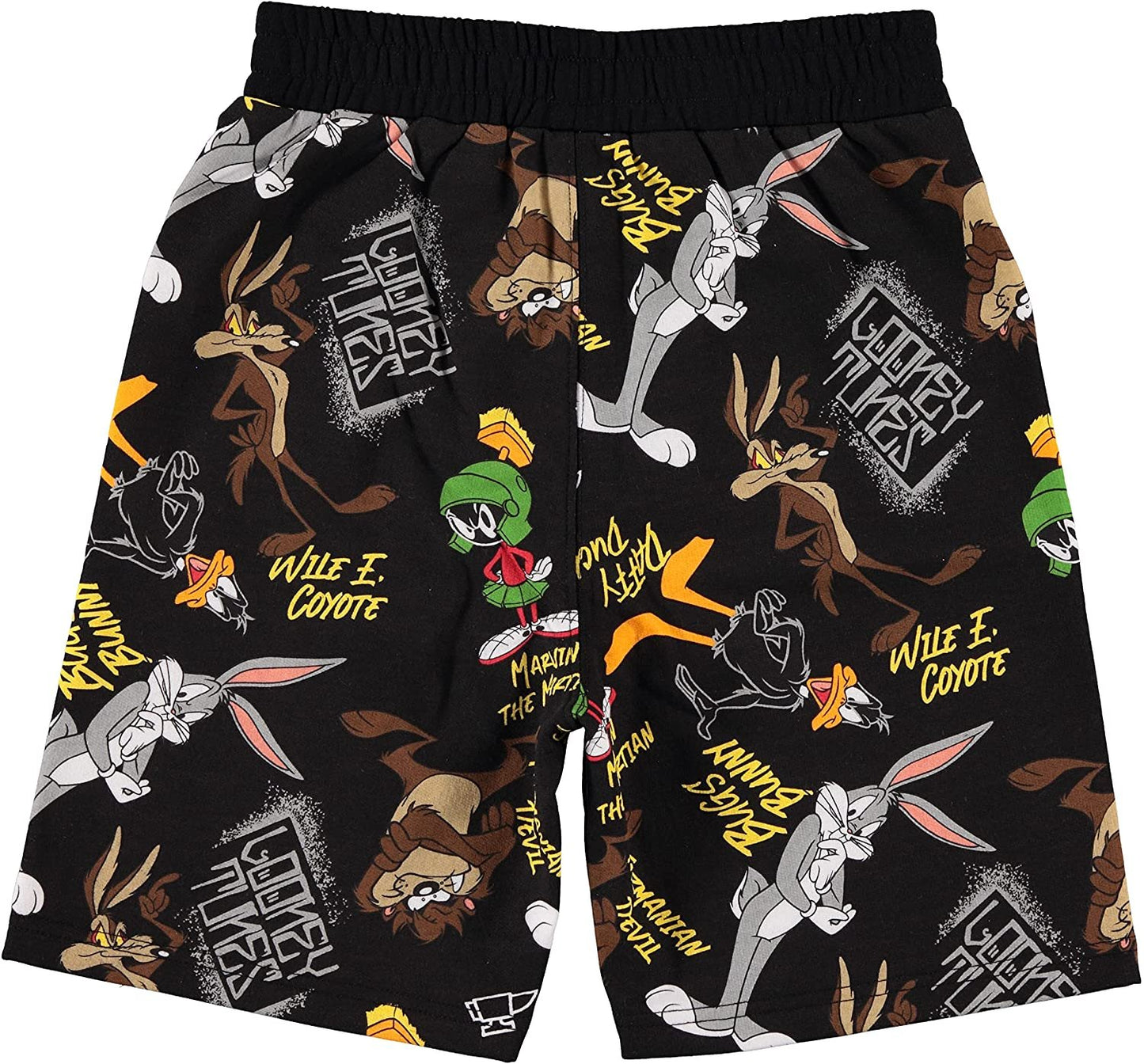 LOONEY TUNES Boys Shorts and T-Shirt Clothing Set - Fun and Colorful 2-Piece Outfit Set - Boys Sizes 4-16