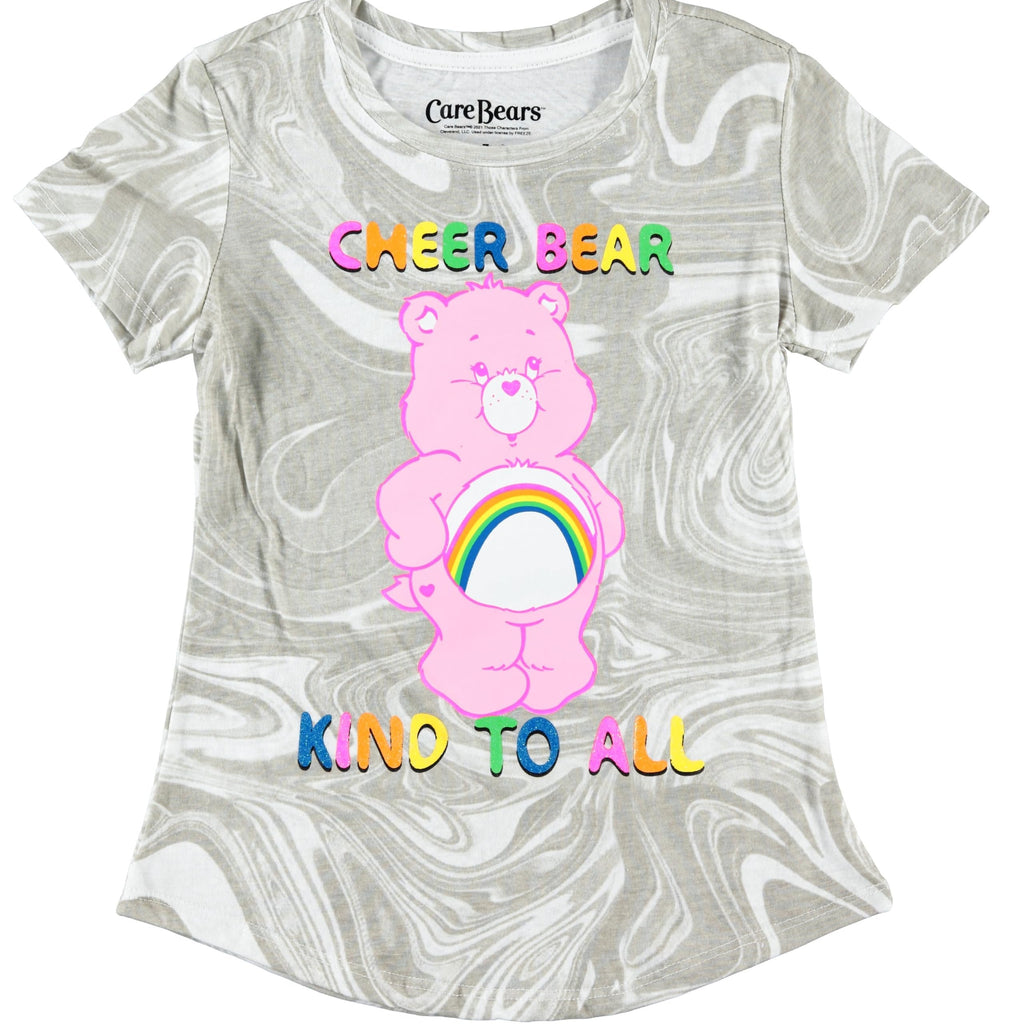 Care Bears Girls Short Sleeve Crewneck T-Shirt- Sizes 4-16