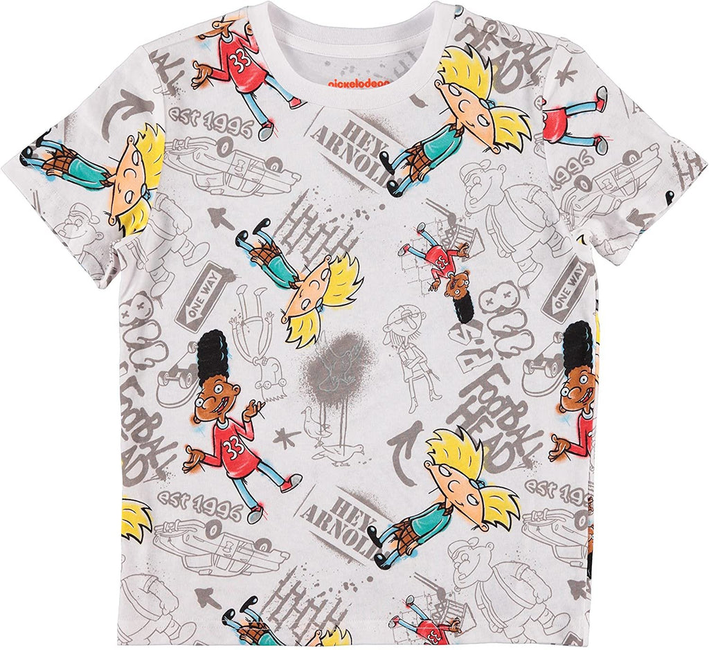 Nickelodeon Rugrats, Hey Arnold, All That Boys Short Sleeve T-Shirt and Shorts Clothing Set