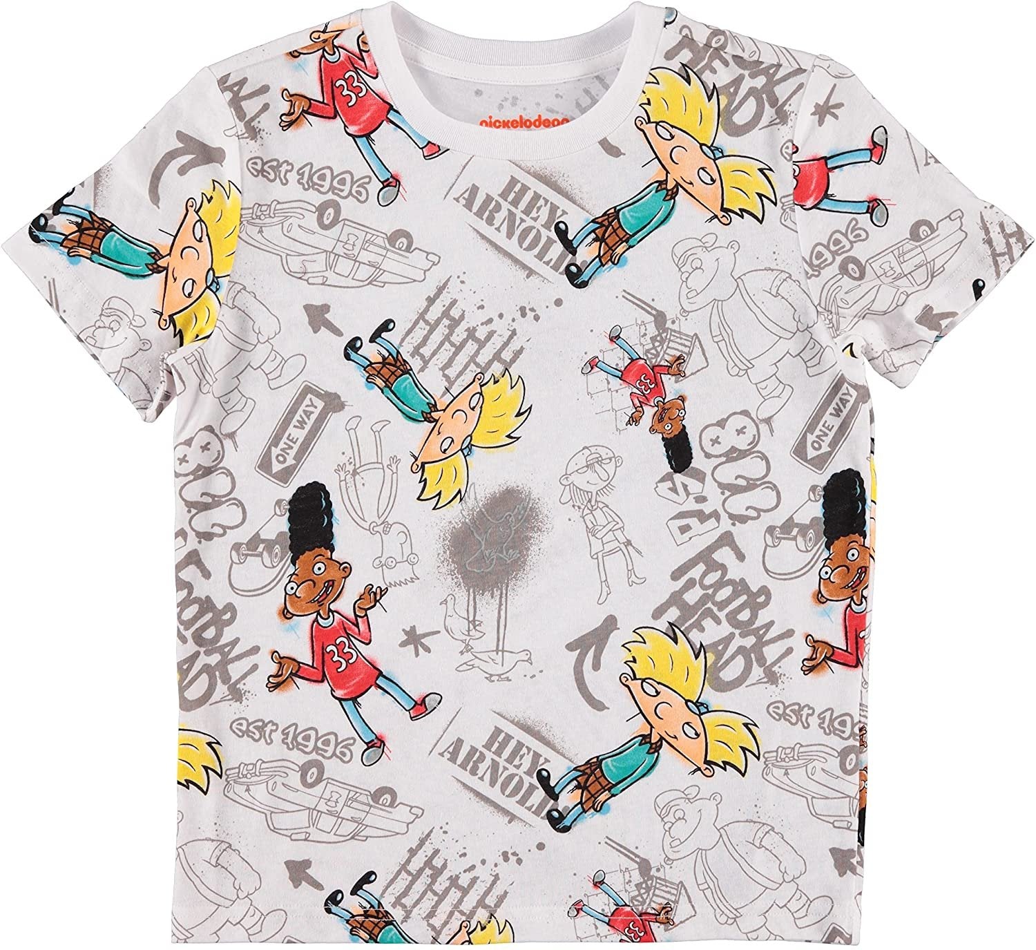 Nickelodeon Rugrats, Hey Arnold, All That Boys Short Sleeve T-Shirt and Shorts Clothing Set