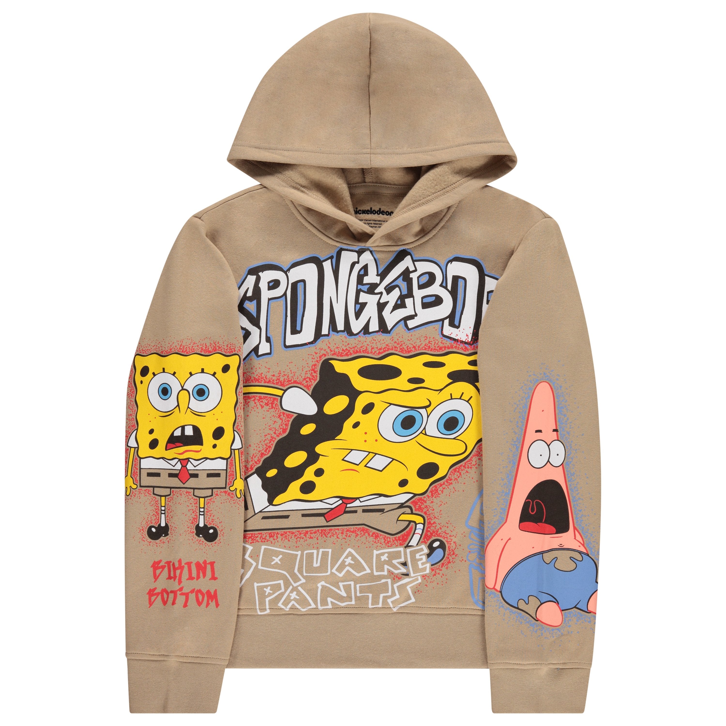 SpongeBob SquarePants Boys Hooded Pullover Hoodie and Jogger Sweatpants Set, Little and Big Boys Sizes 4-20