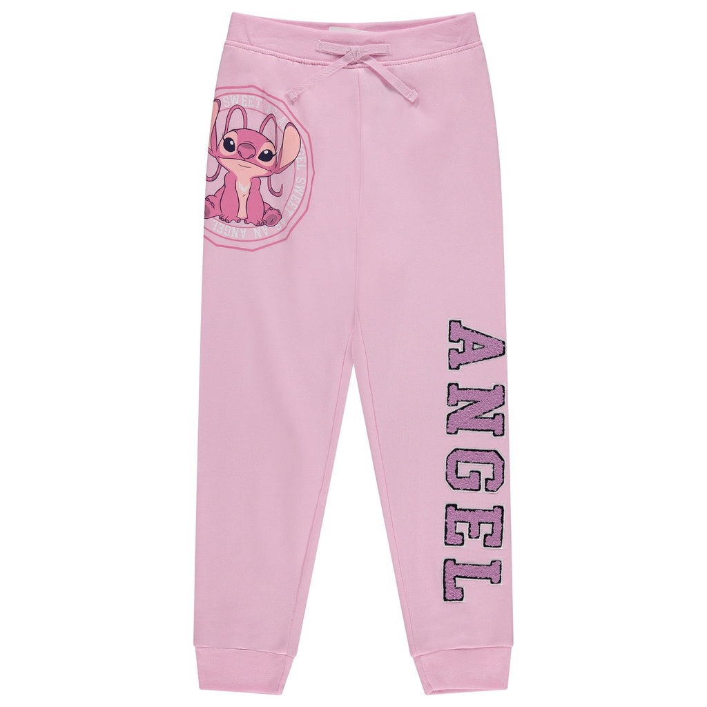 Disney Girls Lilo and Stitch Jogger Sweatpants with Minnie Mouse & Disney Princesses, Little and Big Girls Sizes 4-16