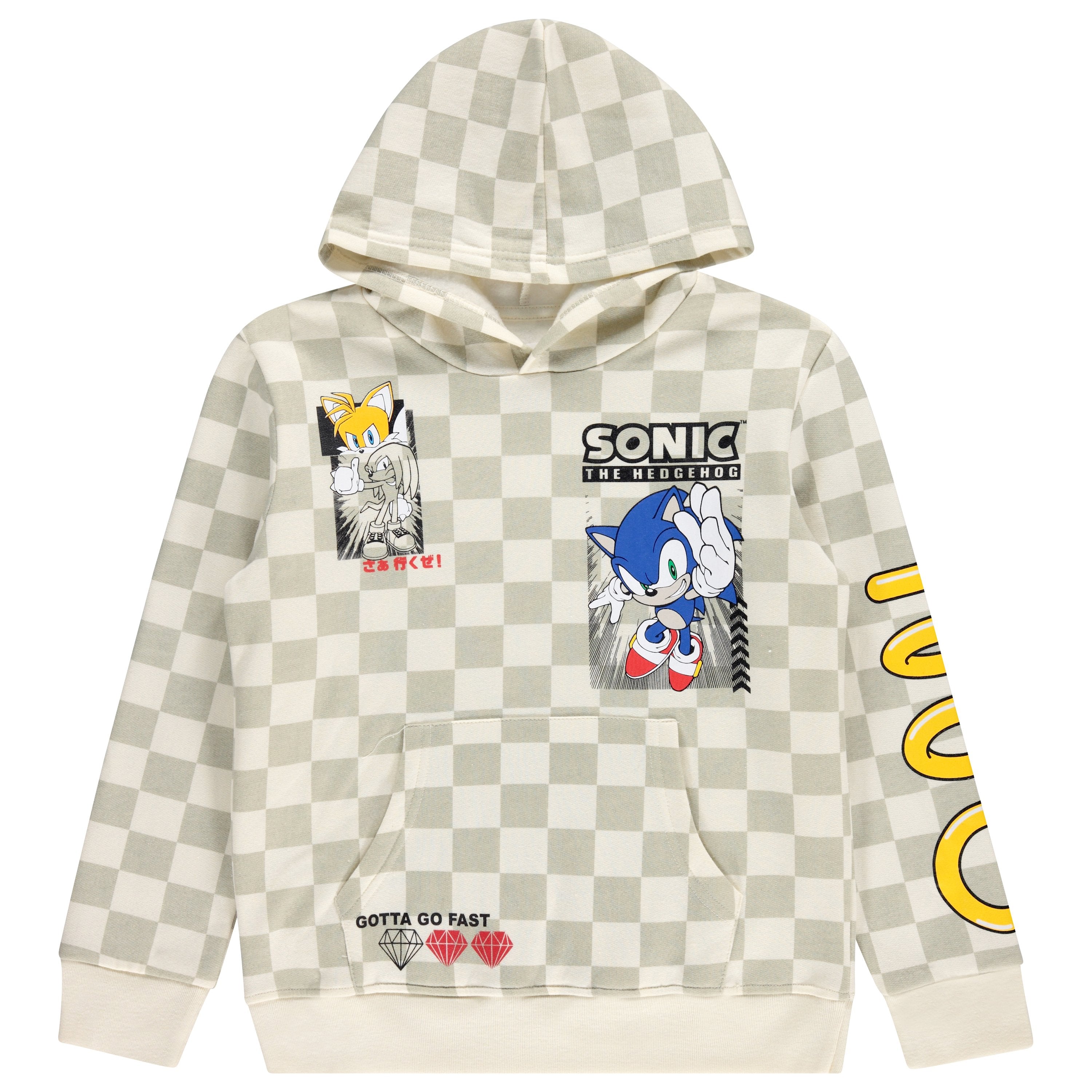 Boys Sonic The Hedgehog Hoodie and Shorts 2-Piece Set - Sonic Shorts and Hoodie Clothing Set