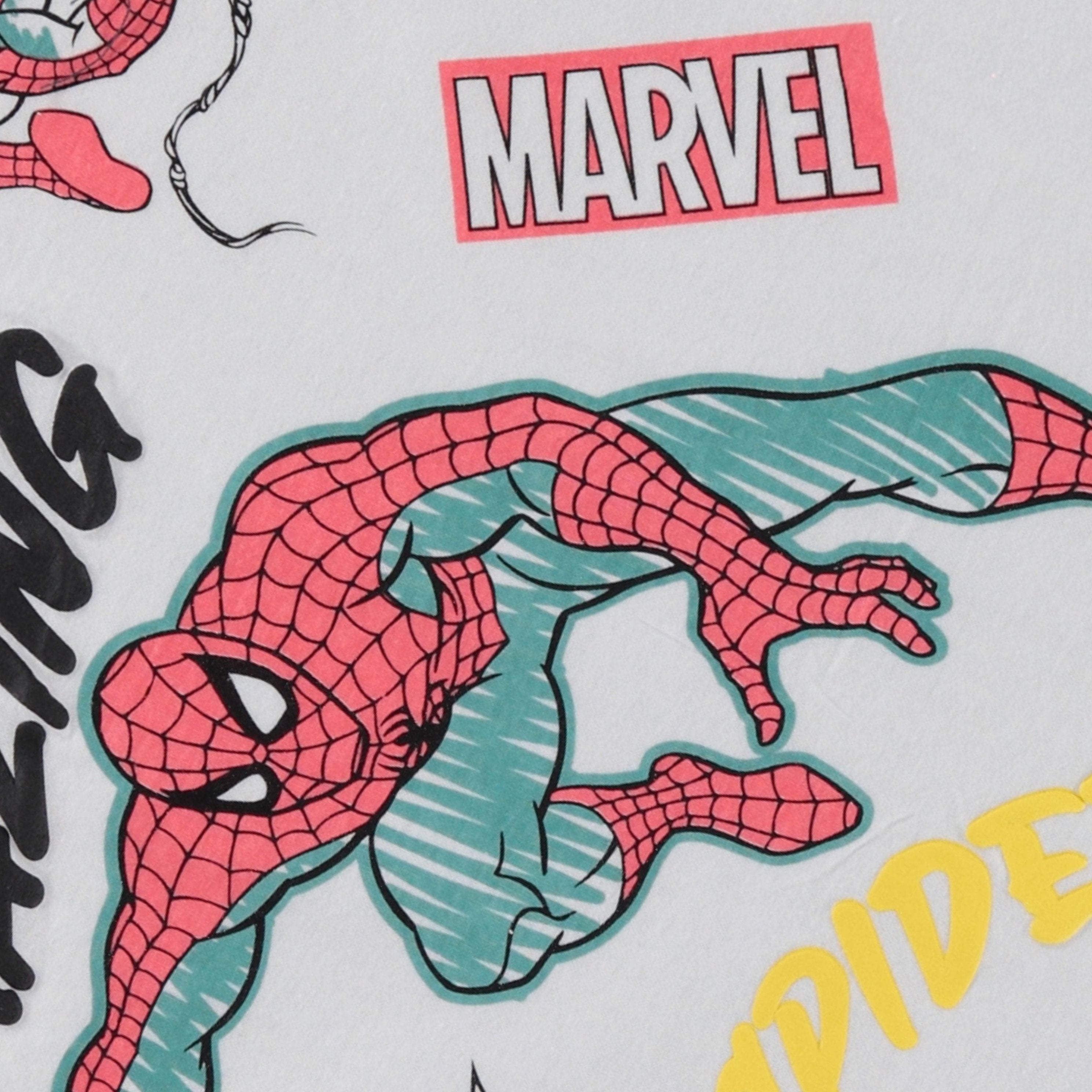 Marvel Amazing Spiderman Super Hero Girls Short Sleeve T-Shirt- Little and Big Girl Sizes 4-16