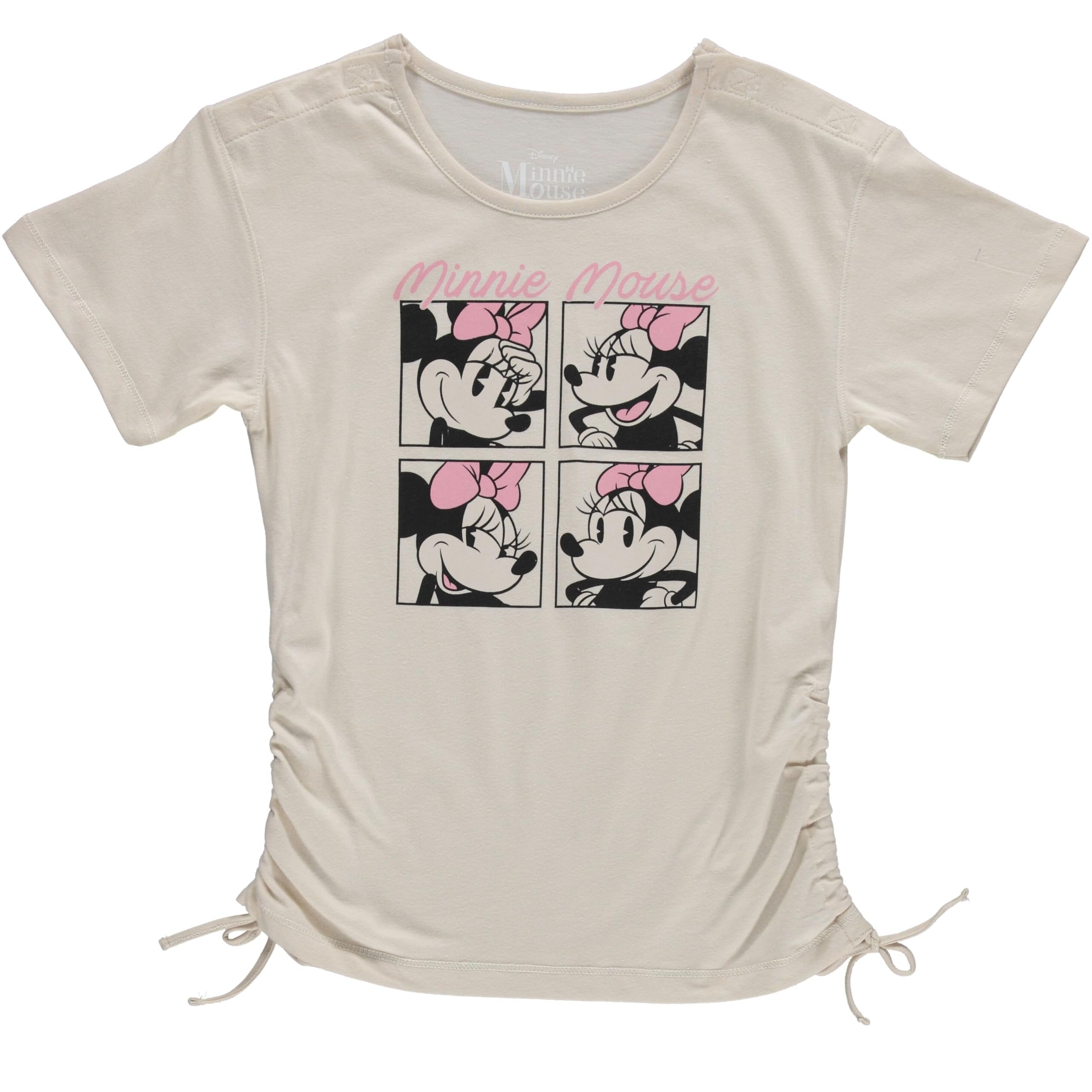 Disney Girls Minnie Mouse Adaptive T-Shirt & Jogger Set, Minnie Mouse Clothing Little and Big Girls Sizes