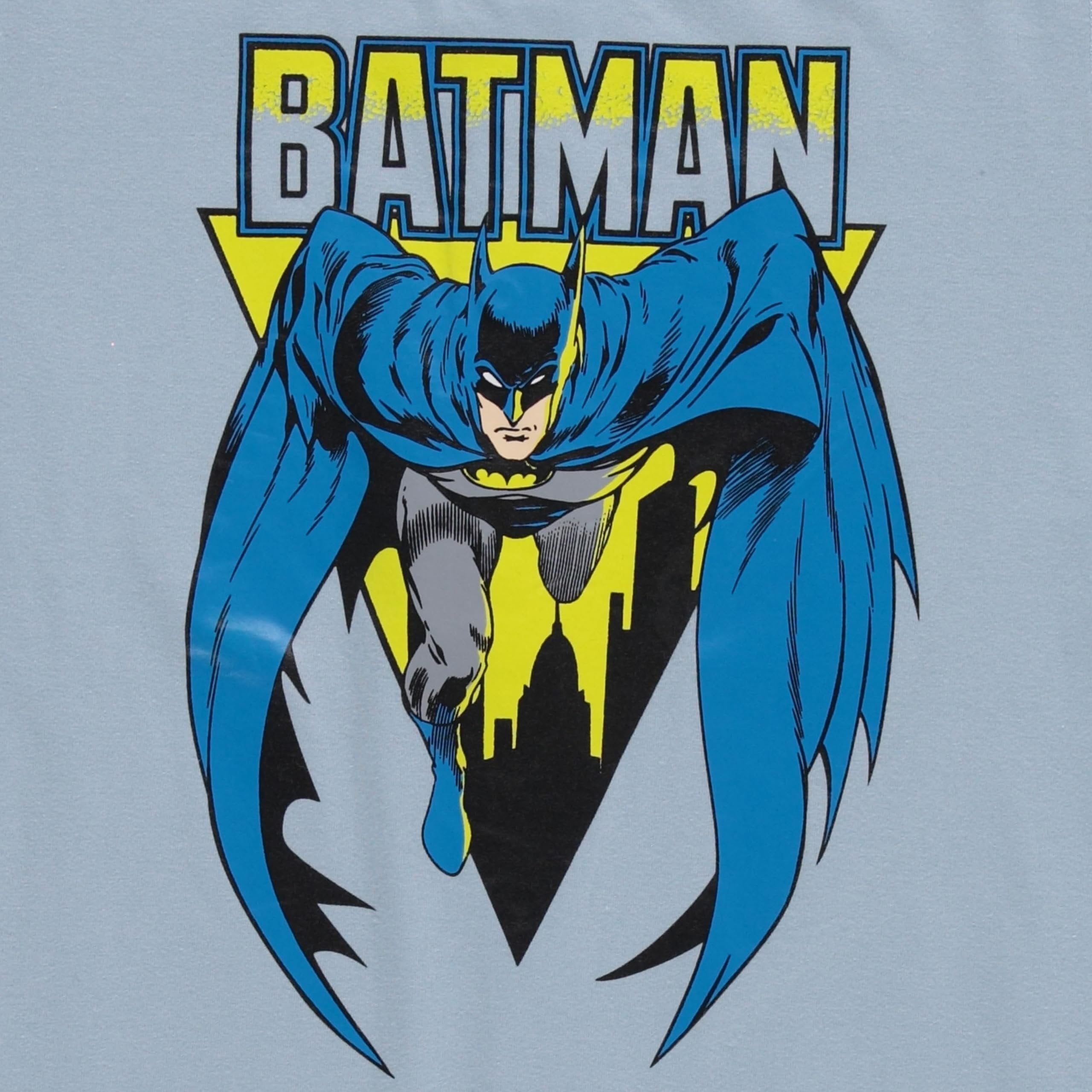 BATMAN Boys Adaptive T-Shirt & Cargo Sweatpants Set, Super Heros Clothing Little and Big Boys Sizes