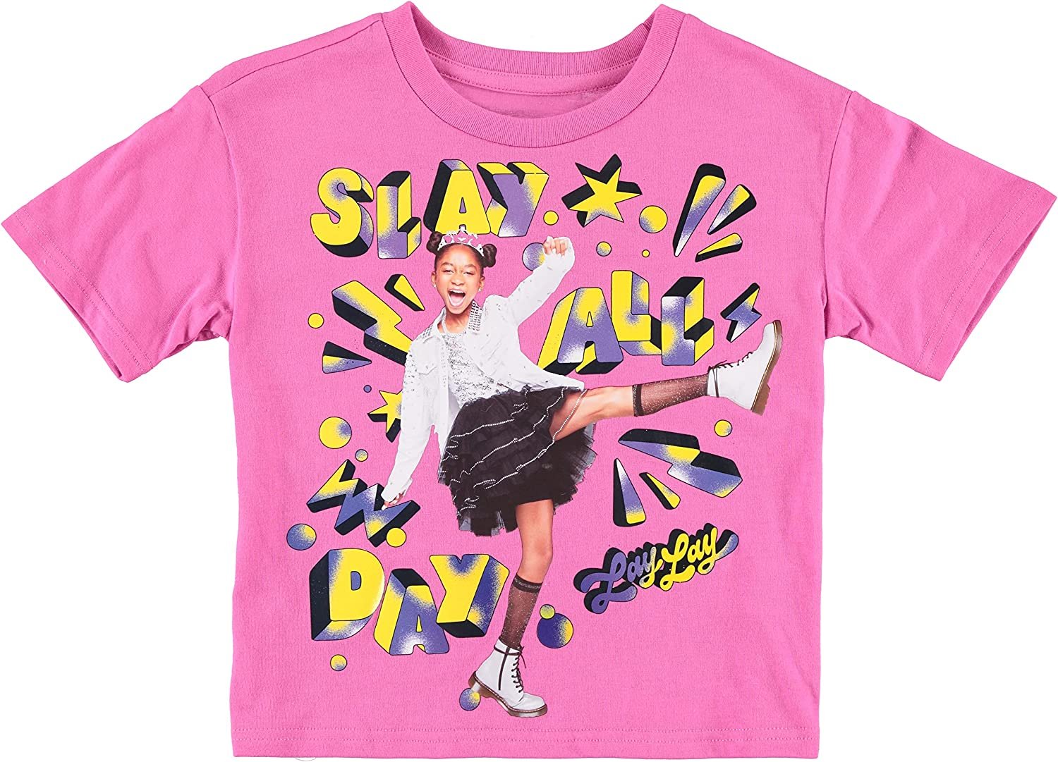 Nickelodeon That Girl Lay Lay T-Shirt and Biker Shorts- Sizes 4-16