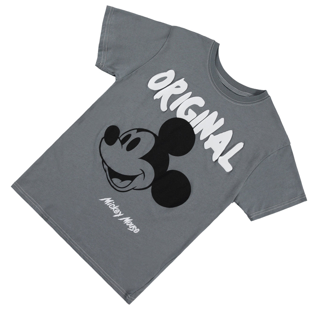 DISNEY Junior's Mickey Mouse Original Short Sleeve T-Shirt - Junior Ladies Sizes XS-3XL