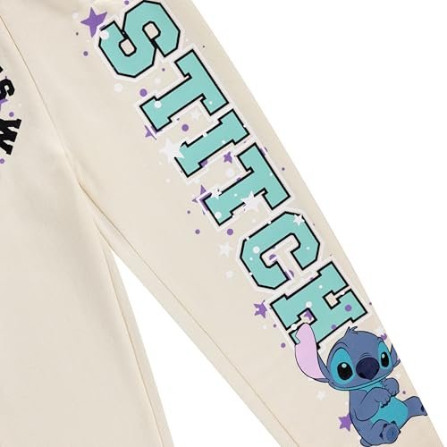 Disney Girls Lilo & Stitch Clothing Set - Stitch Sweatshirt Hoodie and Jogger - 2-Piece Outfit Set - Sizes 4-16