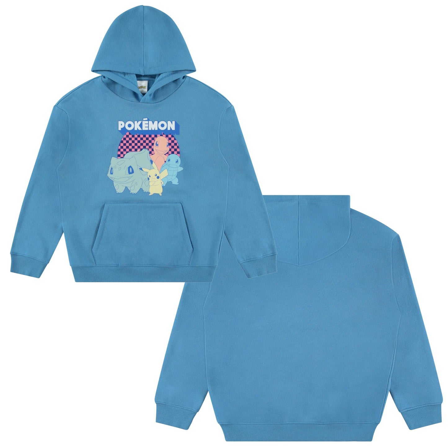 POKEMON Boys Charizard Pikachu Pullover Hoodie for Little and Big Boys Sizes XS-XL Aqua