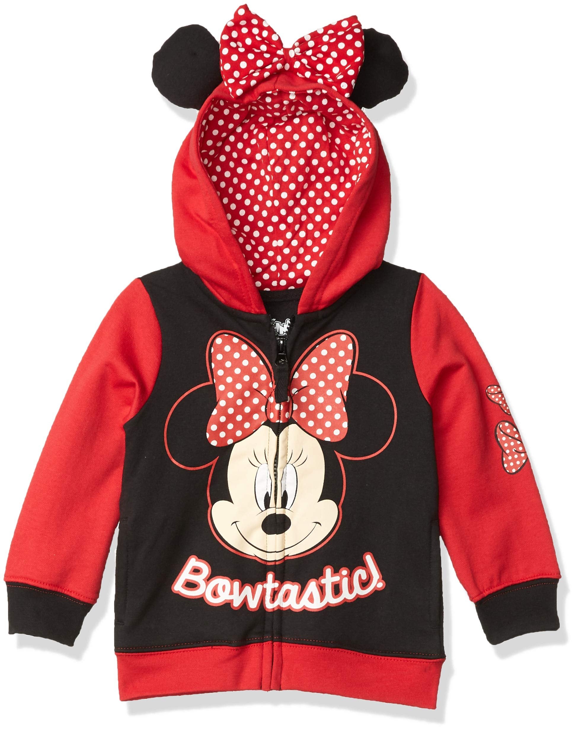 Disney Girls' Toddler Hoodie, Minnie Mouse, Nala and Bo Peep