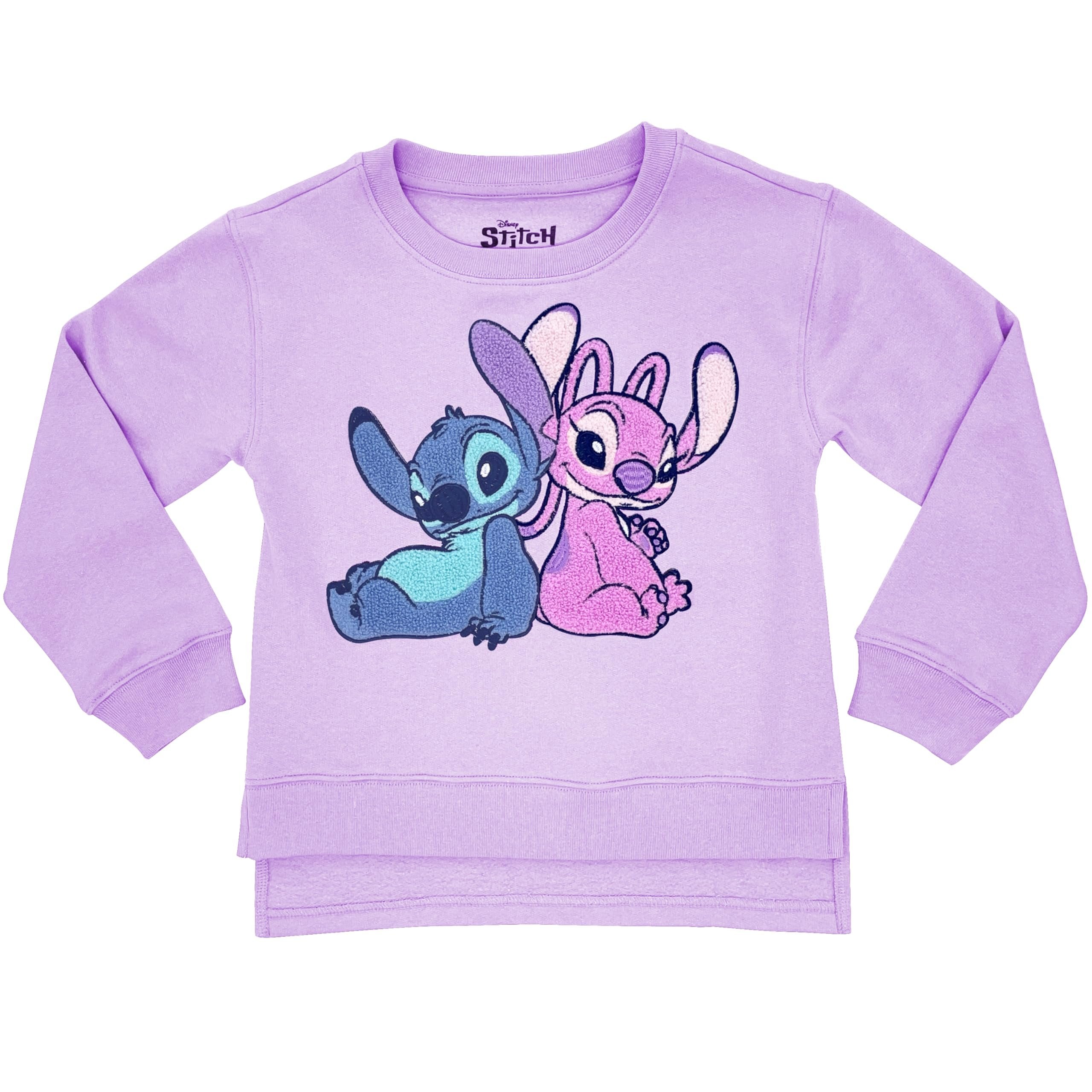 Disney Girls Lilo & Stitch Clothing Set - Stitch Sweatshirt Hoodie and Jogger - 2-Piece Outfit Set - Sizes 4-16