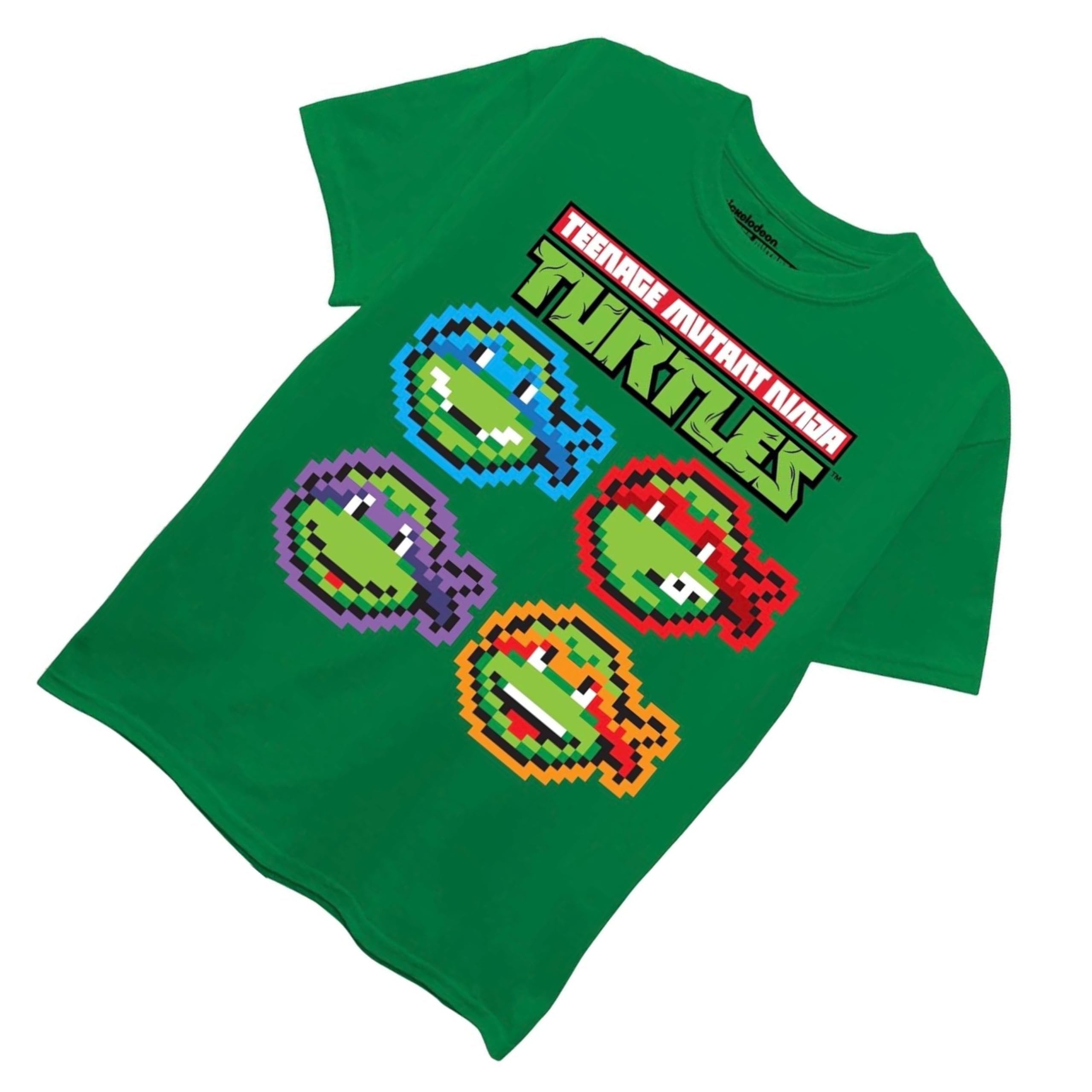Teenage Mutant Ninja Turtles Toddler Boys Pixalated Short Sleeve T-Shirt