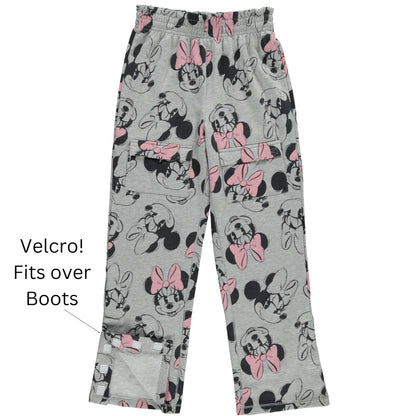 Disney Girls Minnie Mouse Adaptive T-Shirt & Jogger Set, Minnie Mouse Clothing Little and Big Girls Sizes