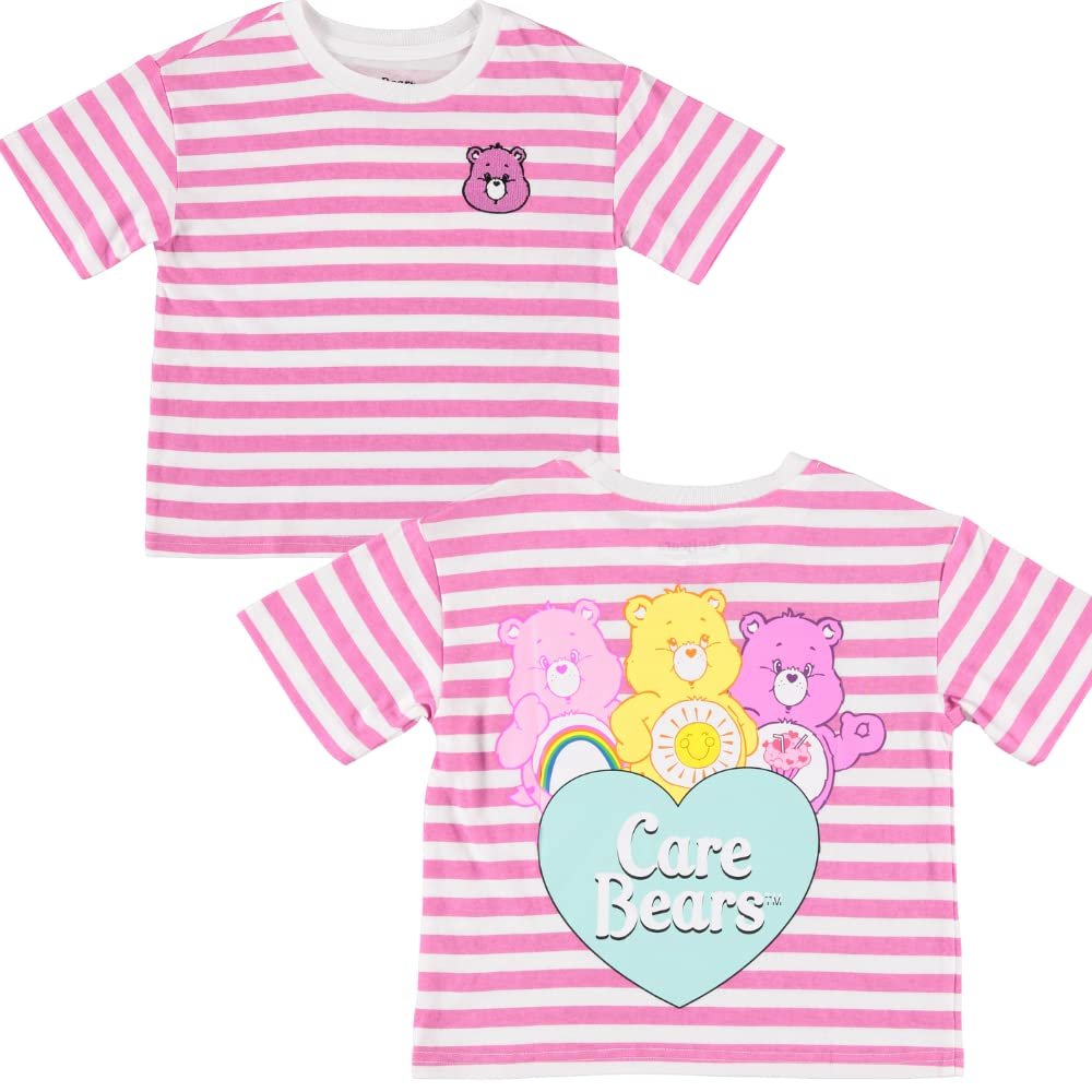 Care Bears Girls Short Sleeve Crewneck T-Shirt- Sizes 4-16