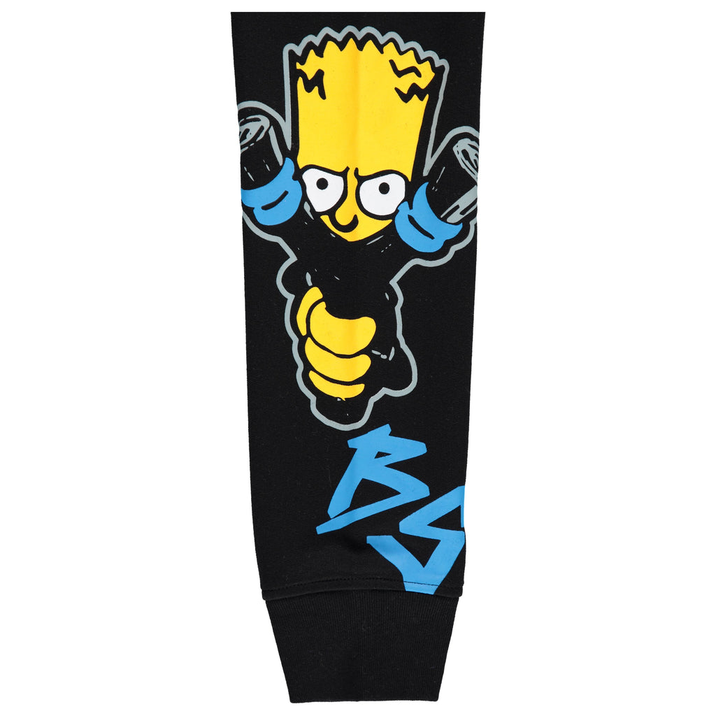 Boys Bart Simpson Hoodie and Jogger Sweatpants Clothing Set- Little and Big Boys Sizes 4-20
