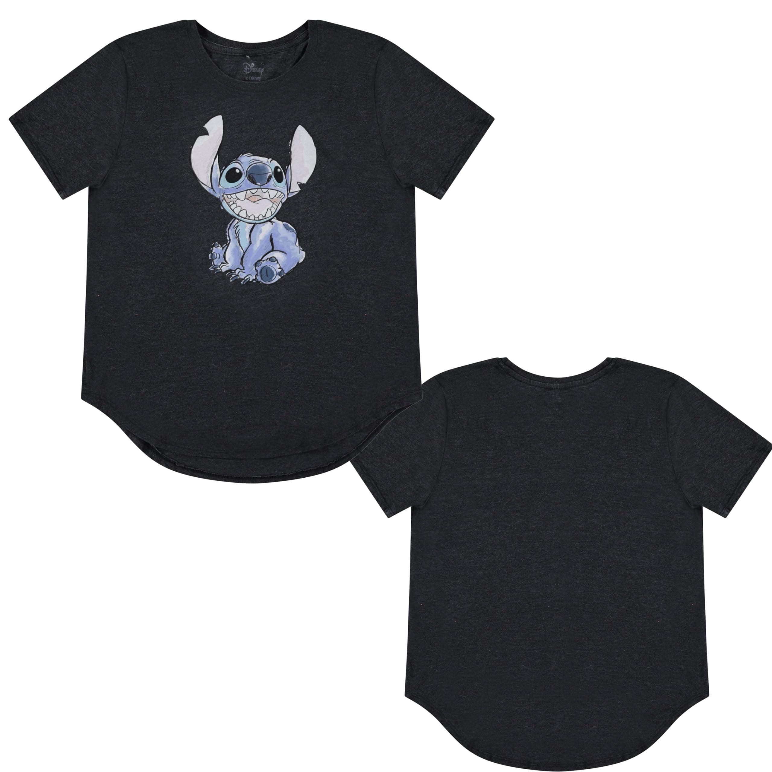 Disney Junior Lilo and Stitch Short Sleeve T-Shirt- Junior Ladies Sizes XS-3XL
