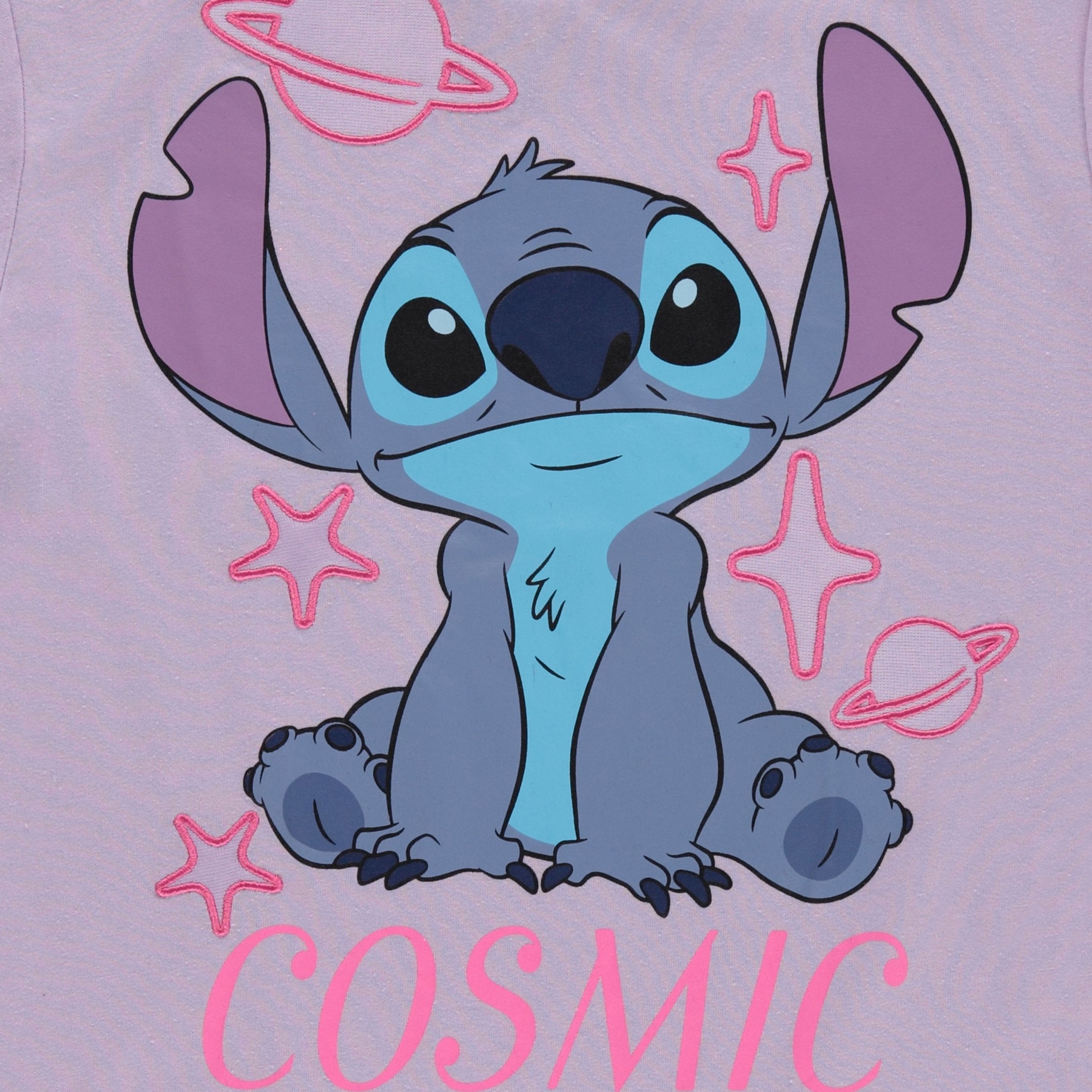 Disney Lilo and Stitch Girls Short Sleeve T-Shirt- Stitch Girls Tee Sizes 4-16