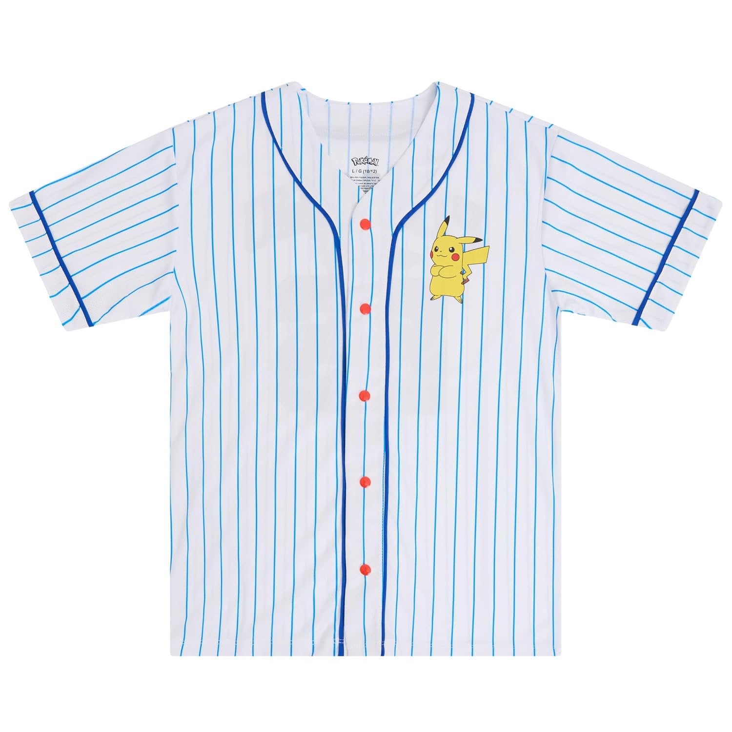 Pokemon Boys Baseball Jersey and Shorts Set, 2 Piece Outfit