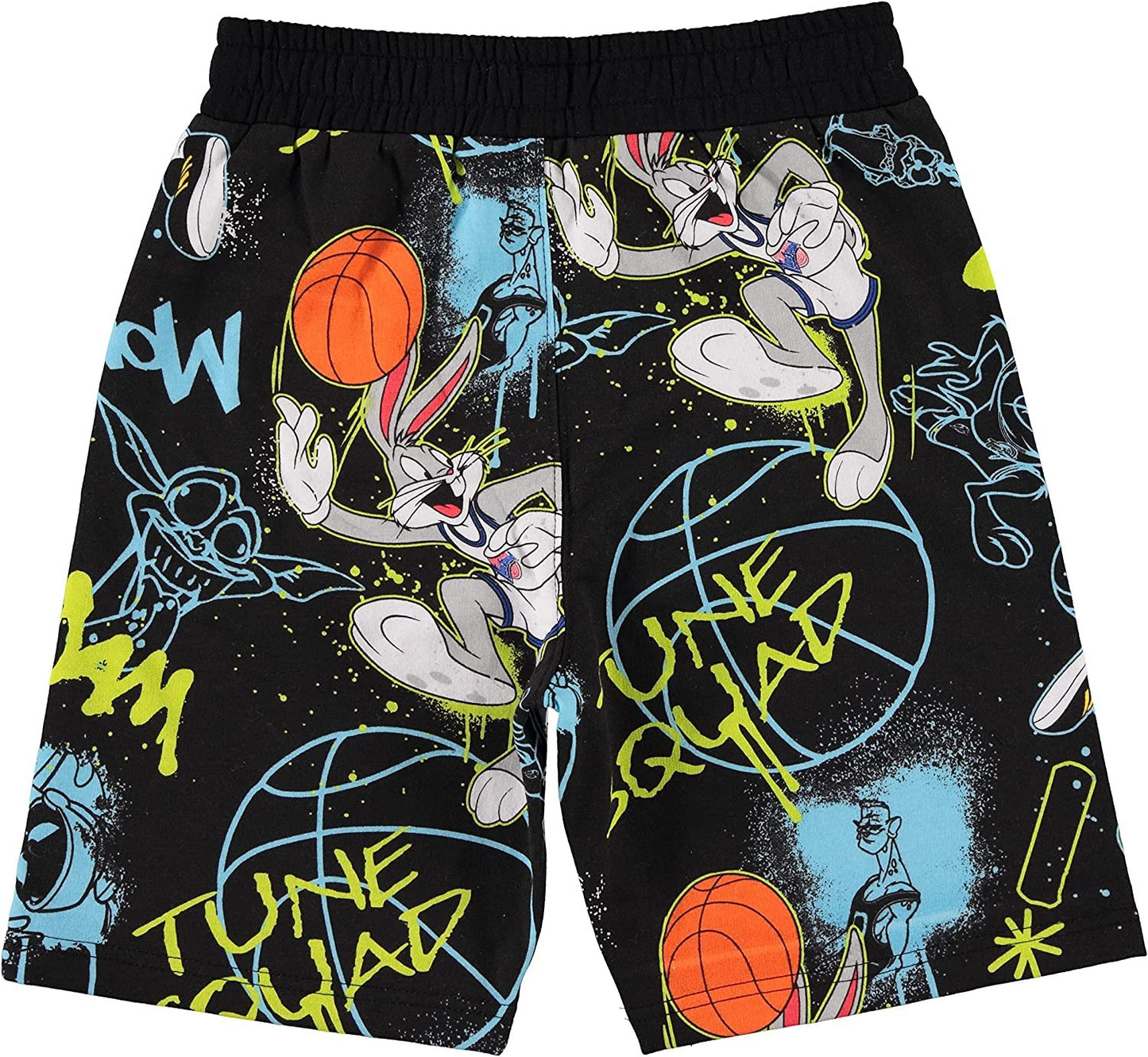 Boy's Space Jam Shorts and T-Shirt Set - Space Jam Boys Basketball Clothing set