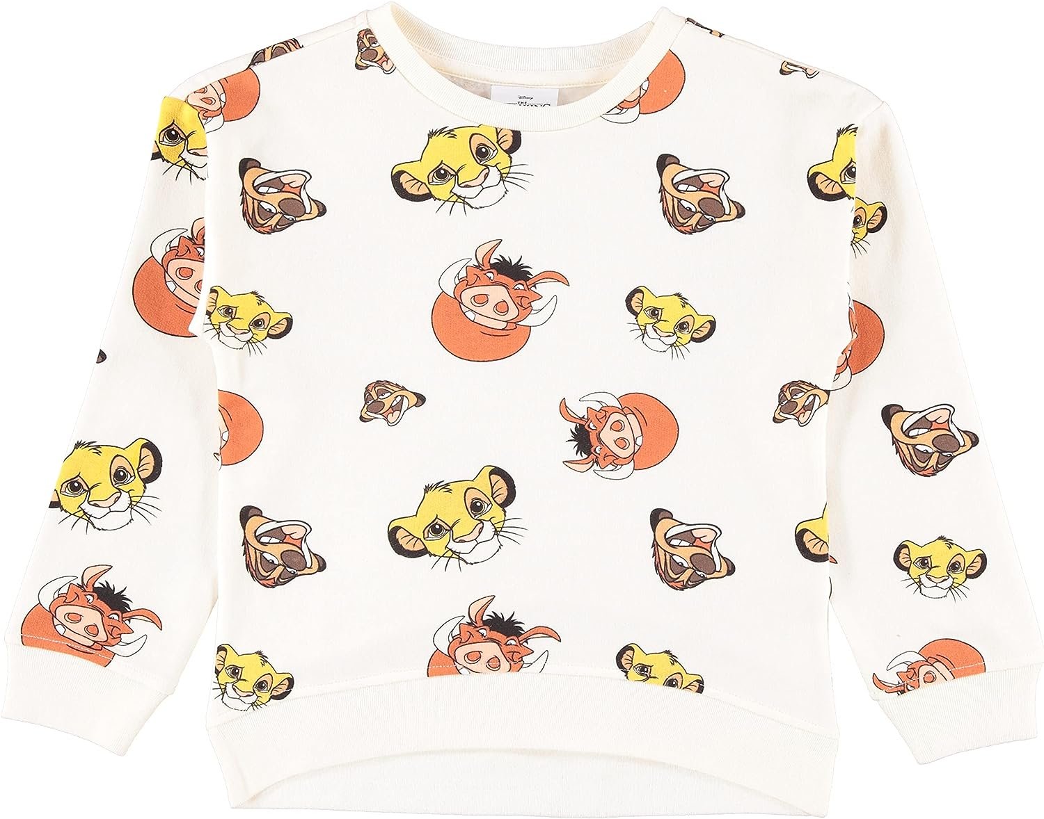 Disney girls Minnie Mouse, Lion King Girls Fleece Sweatshirt and T-shirt 2 Piece Bundle Outfit Set