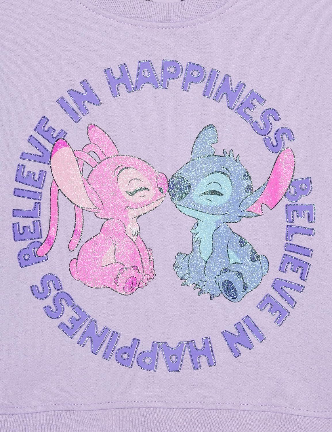 Disney Girls Stitch & Angel Fleece Sweatshirt & Jogger Set - Girls 2t-16